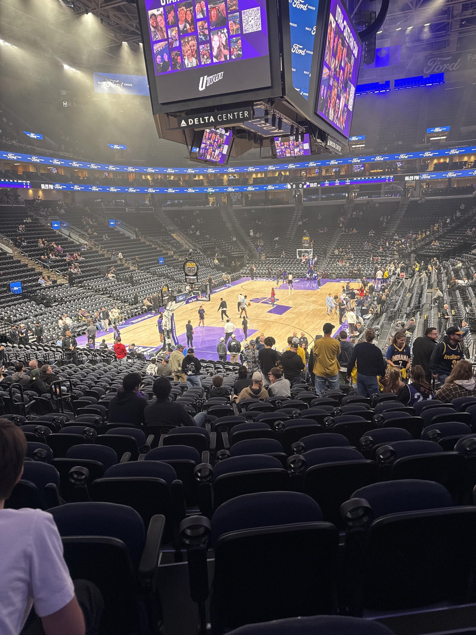 Real Fan View taken from Section 11 at Delta Center by Cesar H