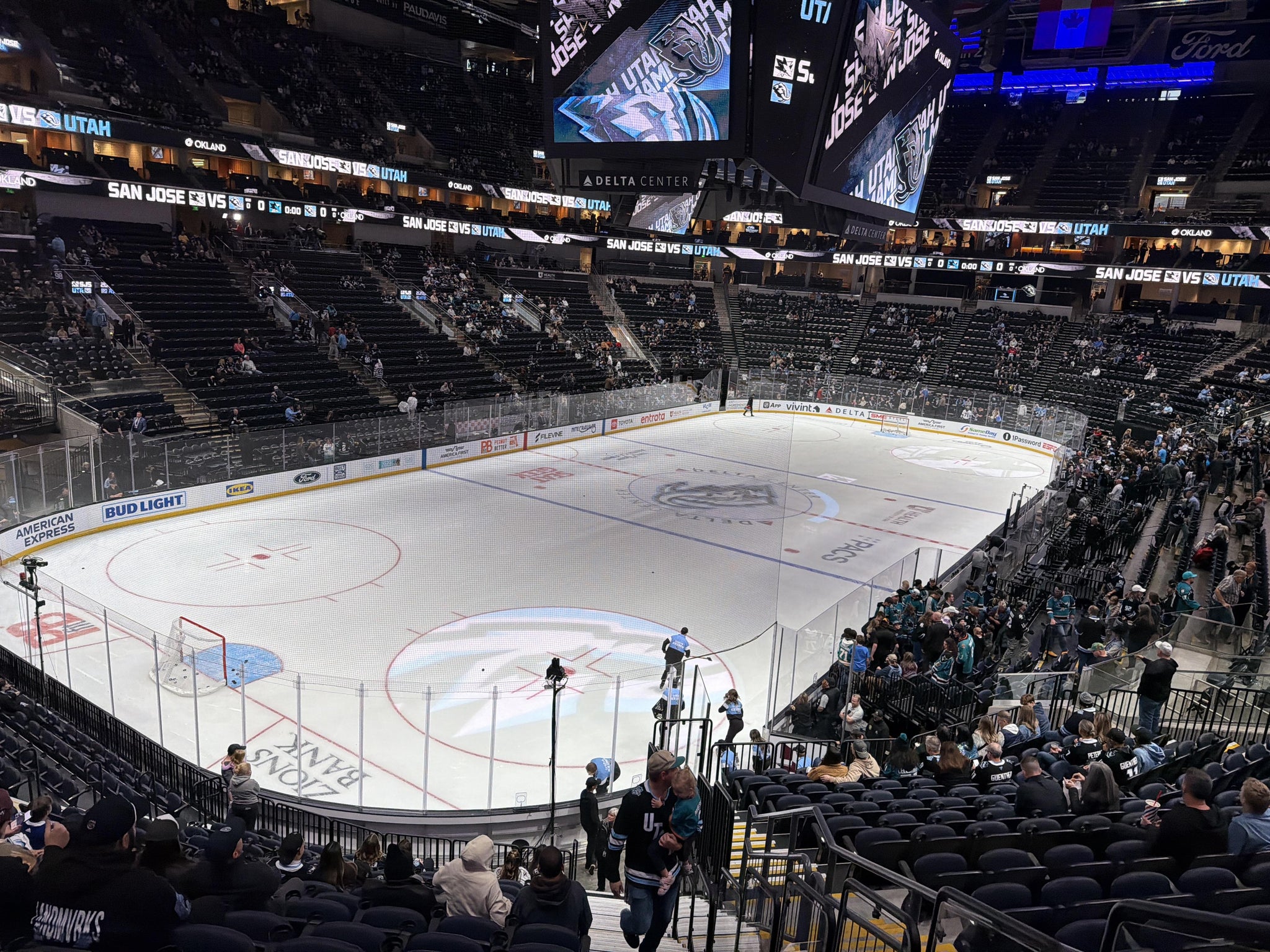 Real Fan View taken from Section 11 at Delta Center by Jacob P