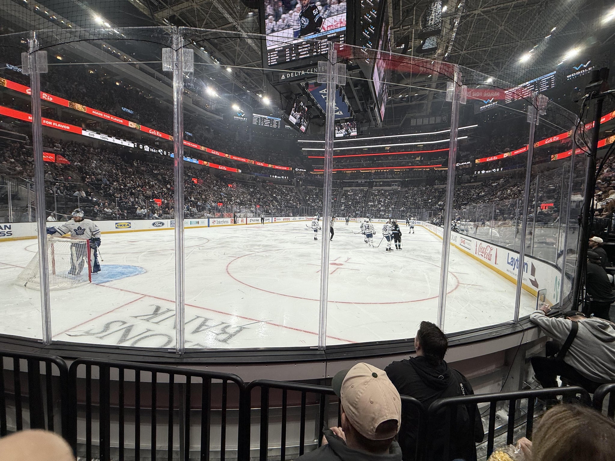 Real Fan View taken from Section 11 at Delta Center by Bryan T