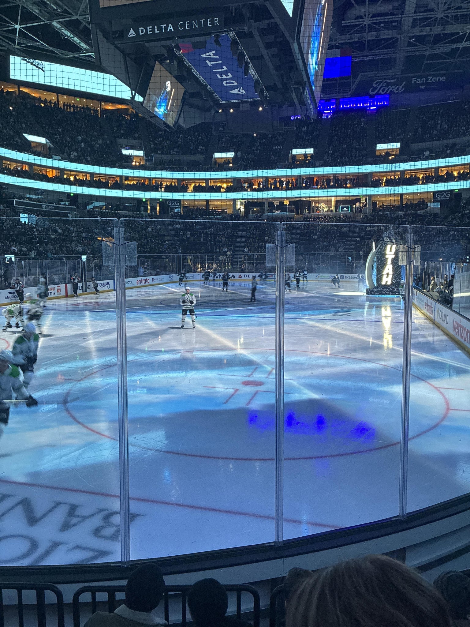 Real Fan View taken from Section 11 at Delta Center by Michael M