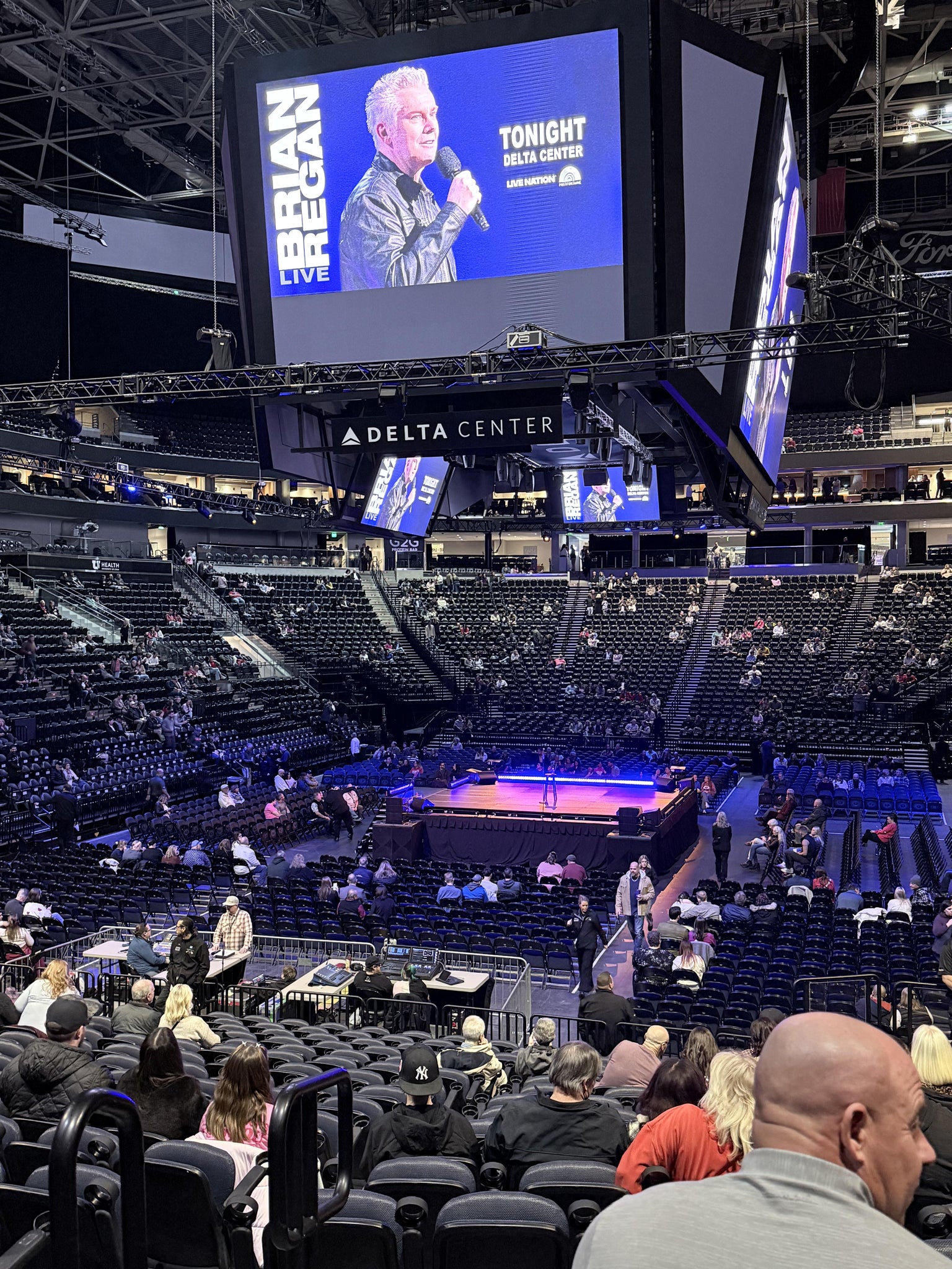 Real Fan View taken from Section 11 at Delta Center by Jesse F