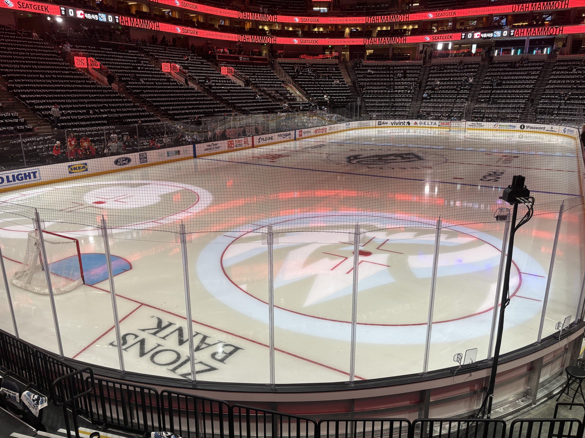 Real Fan View taken from Section 11 at Delta Center by Luke S