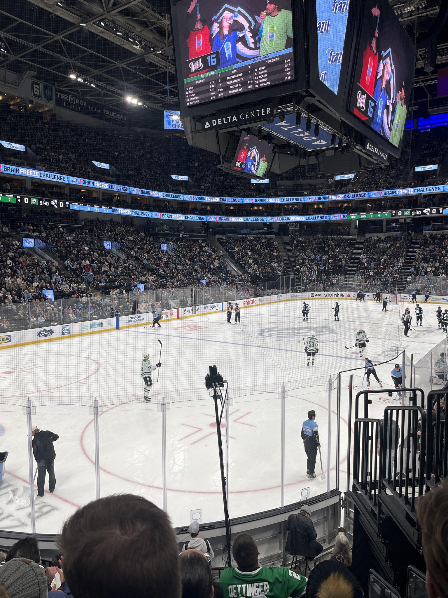 Real Fan View taken from Section 11 at Delta Center by Thomas D