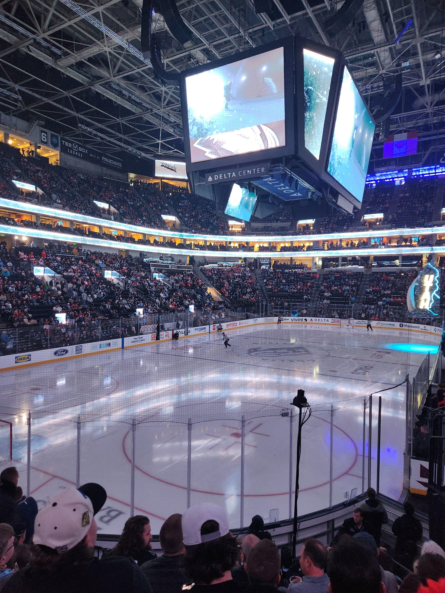 Real Fan View taken from Section 11 at Delta Center by Sara R