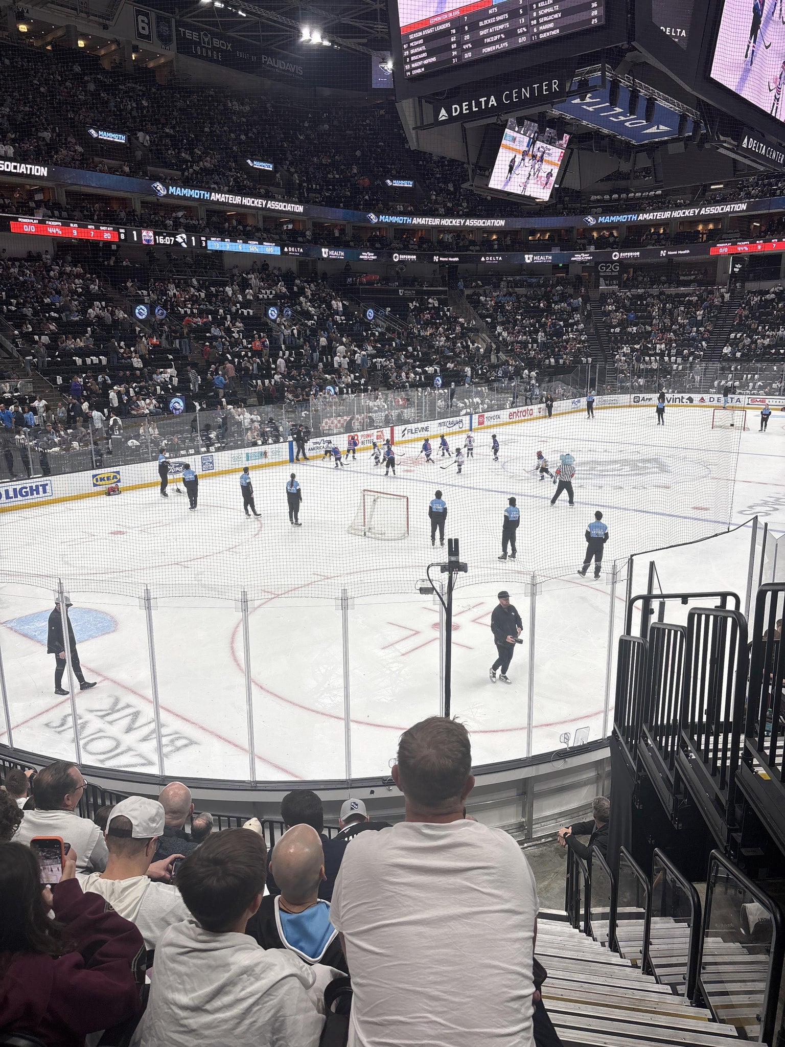 Real Fan View taken from Section 11 at Delta Center by Anonymous User
