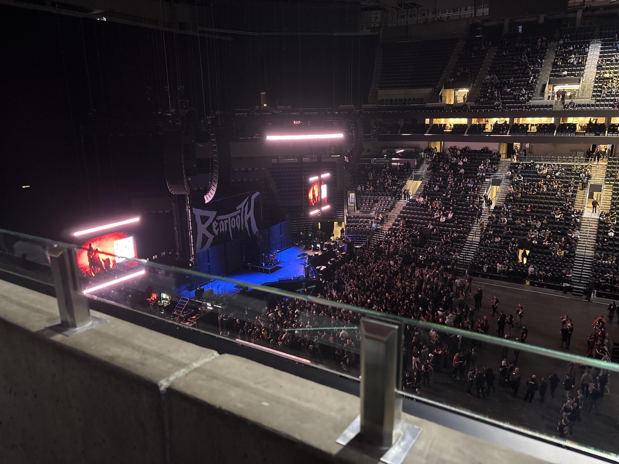 Real Fan View taken from Section 111 at Delta Center by Brandon S