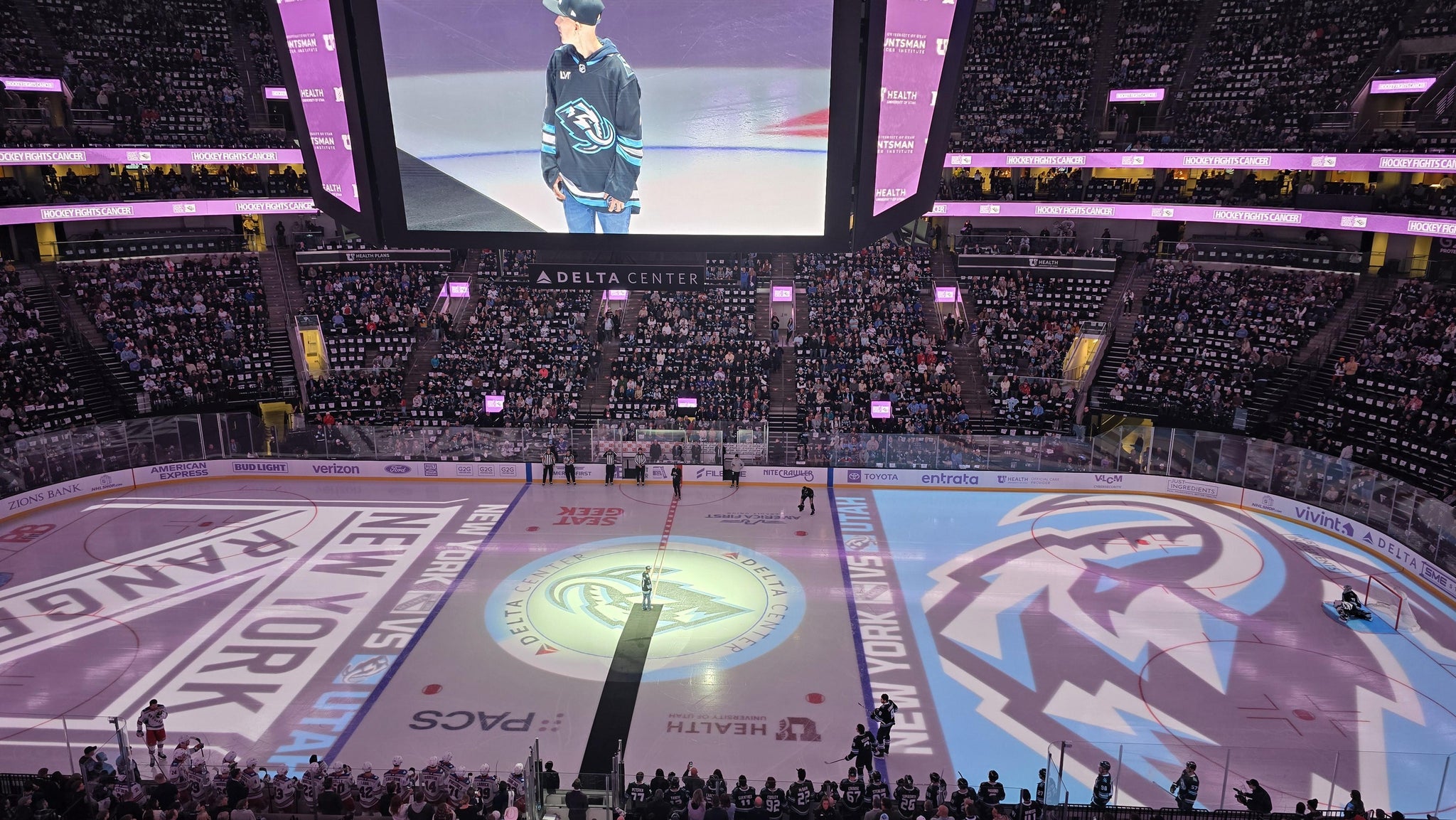 Real Fan View taken from Section 111 at Delta Center by Matthew G