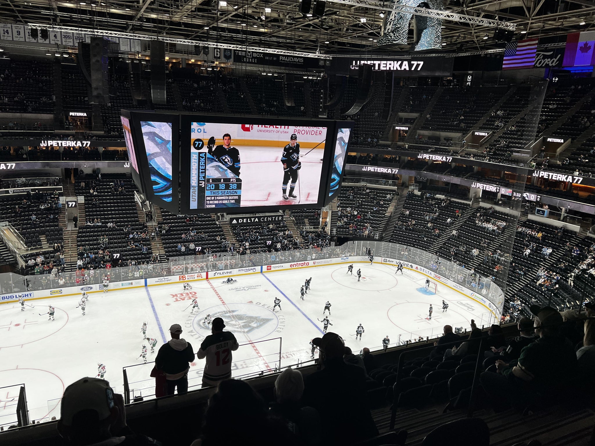 Real Fan View taken from Section 114 at Delta Center by James S