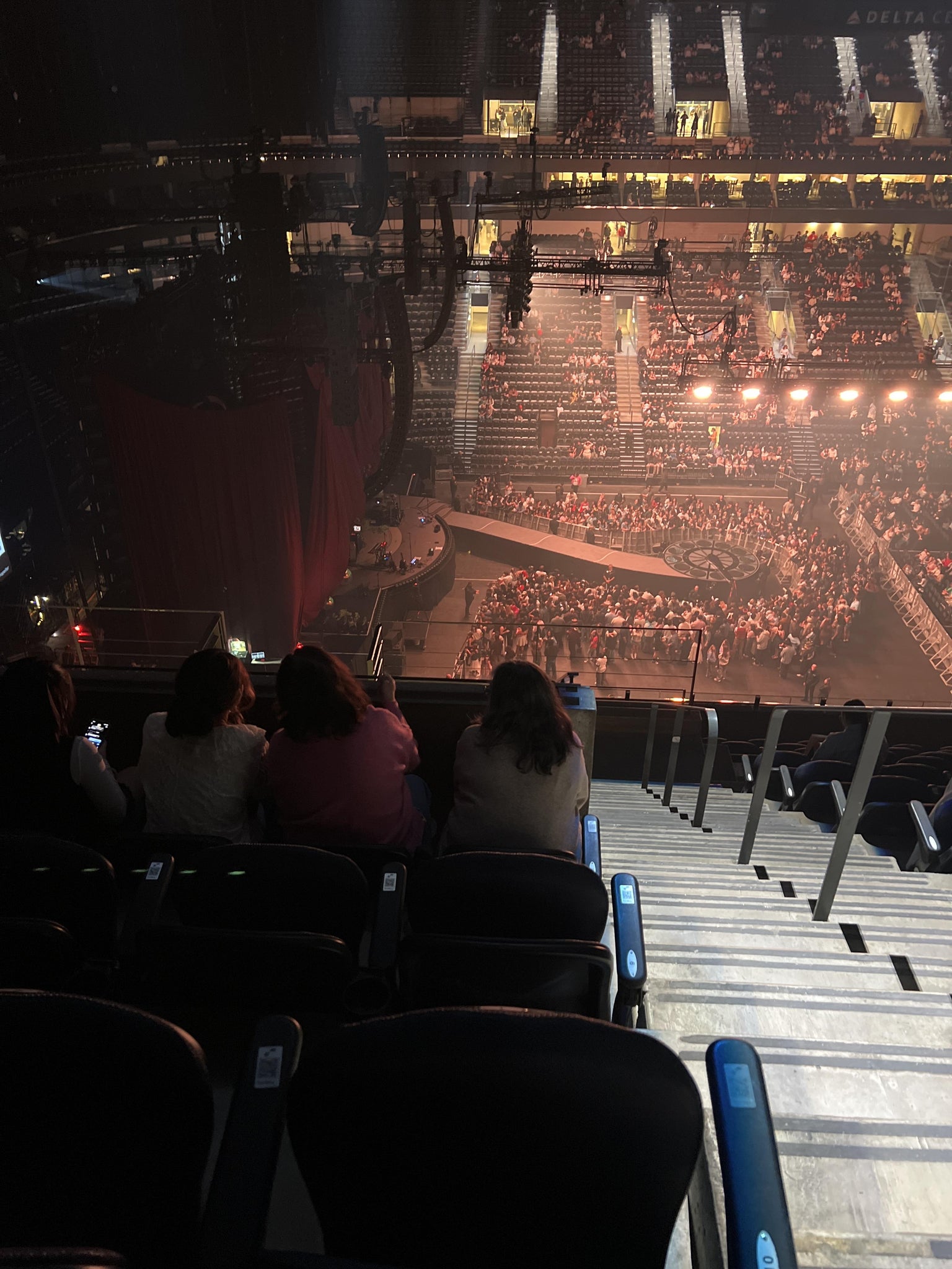 Real Fan View taken from Section 114 at Delta Center by Abel S
