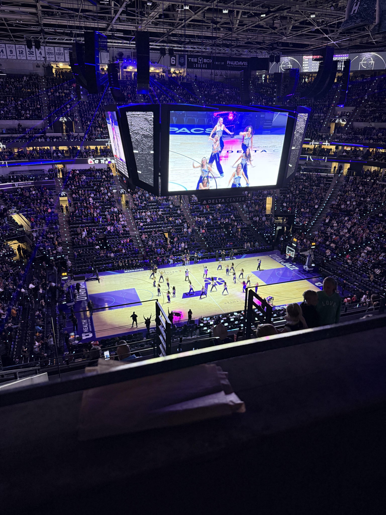 Real Fan View taken from Section 114 at Delta Center by Jeffrey S