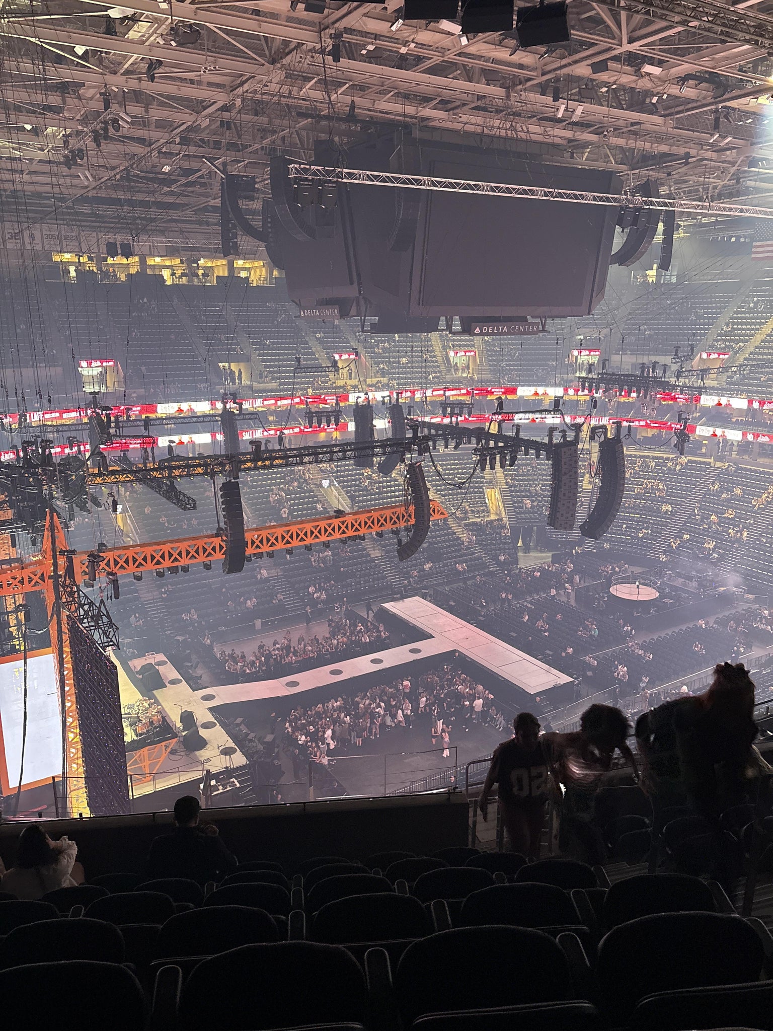 Real Fan View taken from Section 116 at Delta Center by Olivia G