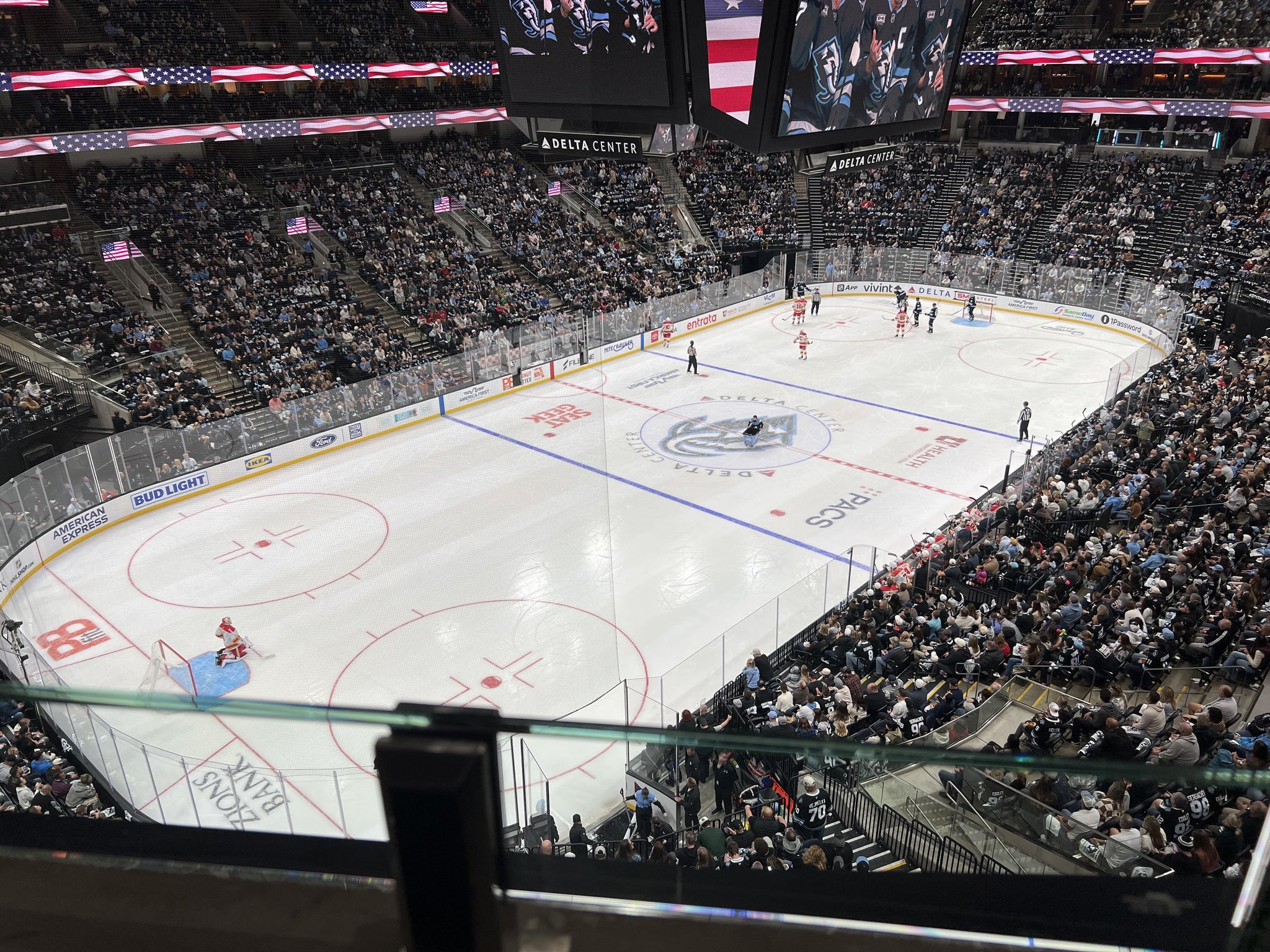 Real Fan View taken from Section 117 at Delta Center by Matthew G