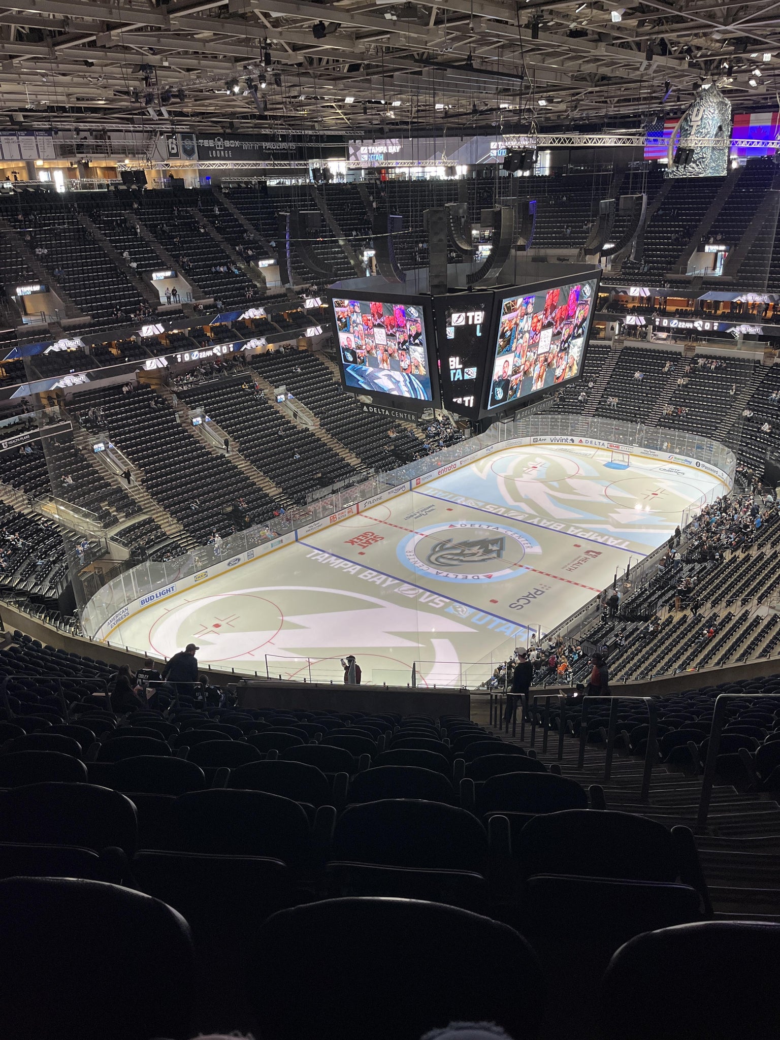 Real Fan View taken from Section 118 at Delta Center by Erika B