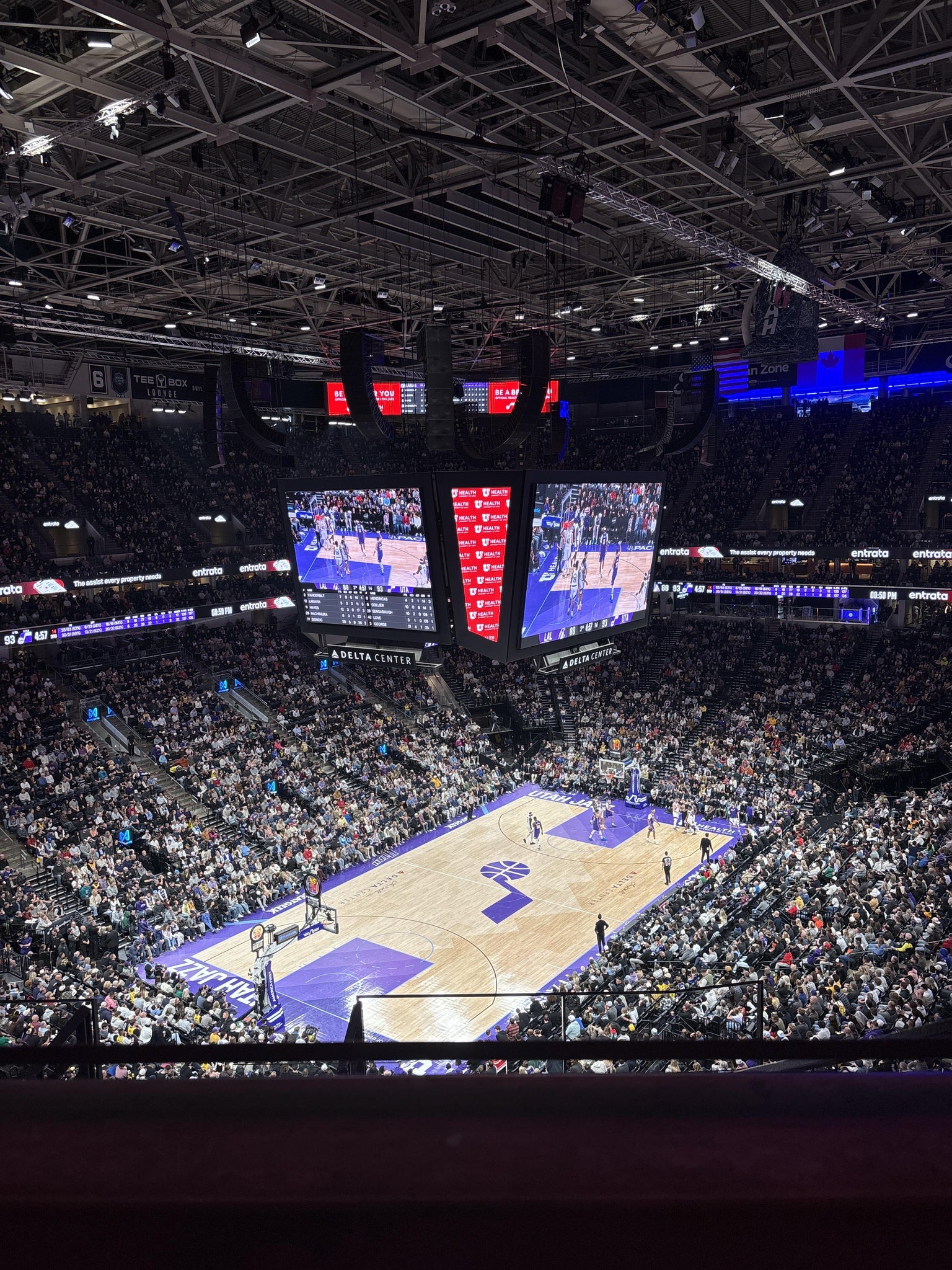 Real Fan View taken from Section 118 at Delta Center by Elizabeth A