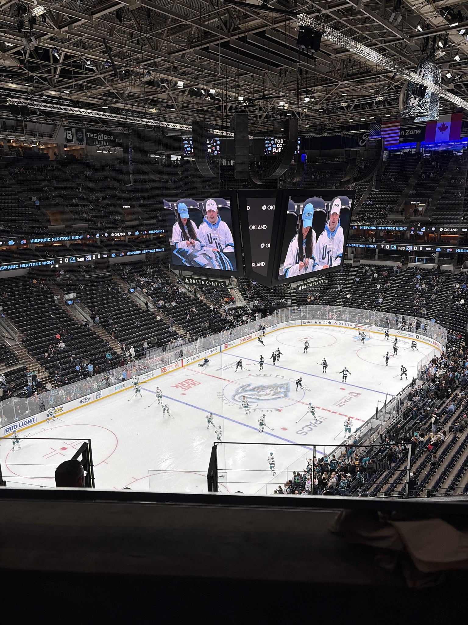 Real Fan View taken from Section 118 at Delta Center by Eden W