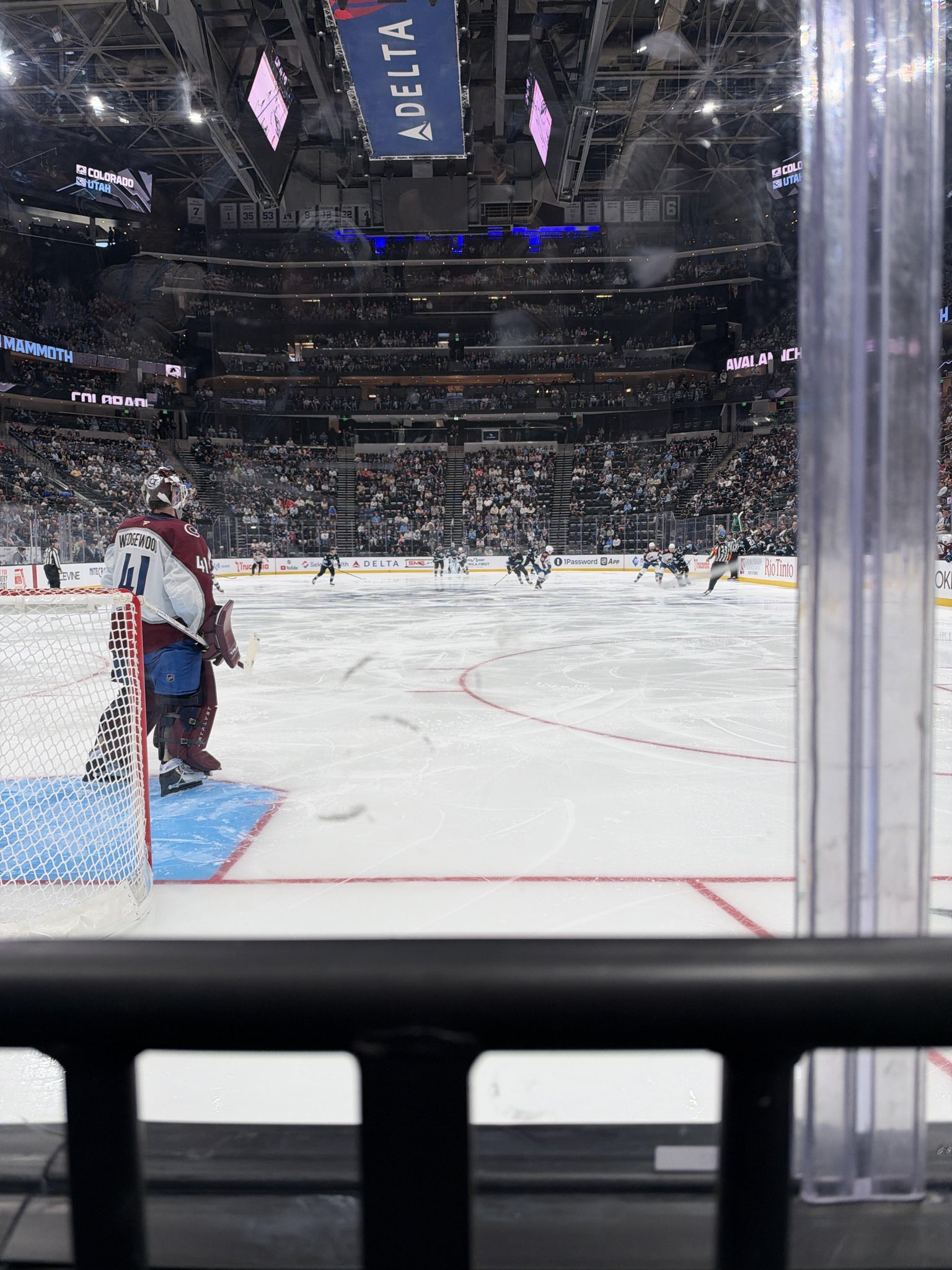 Real Fan View taken from Section 12 at Delta Center by Kevin R
