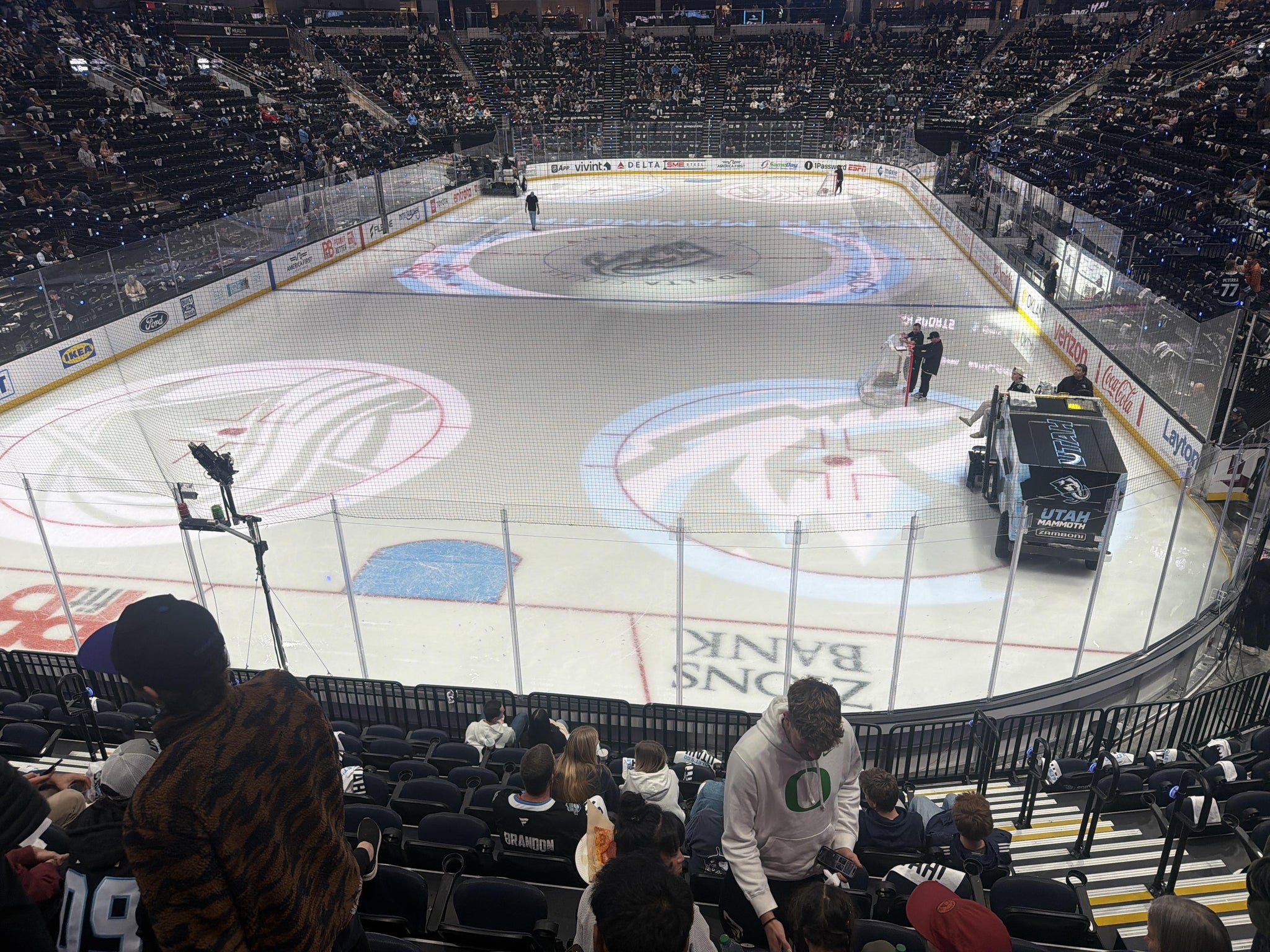 Real Fan View taken from Section 12 at Delta Center by Russell O