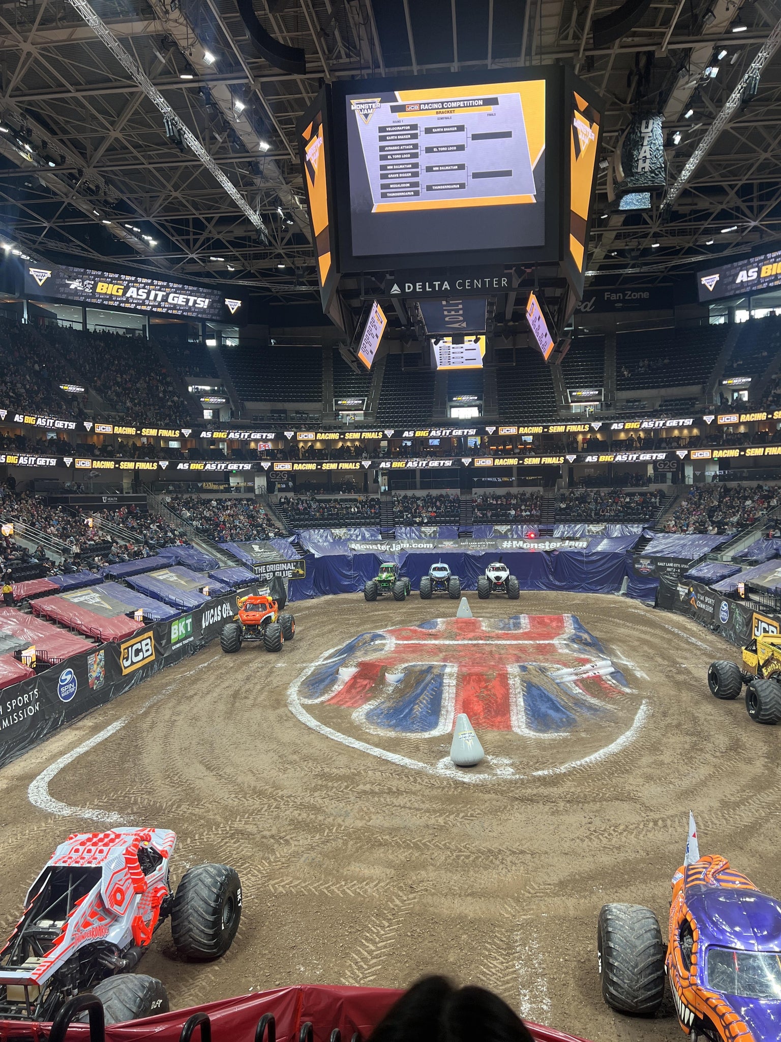 Real Fan View taken from Section 12 at Delta Center by Sheliah S