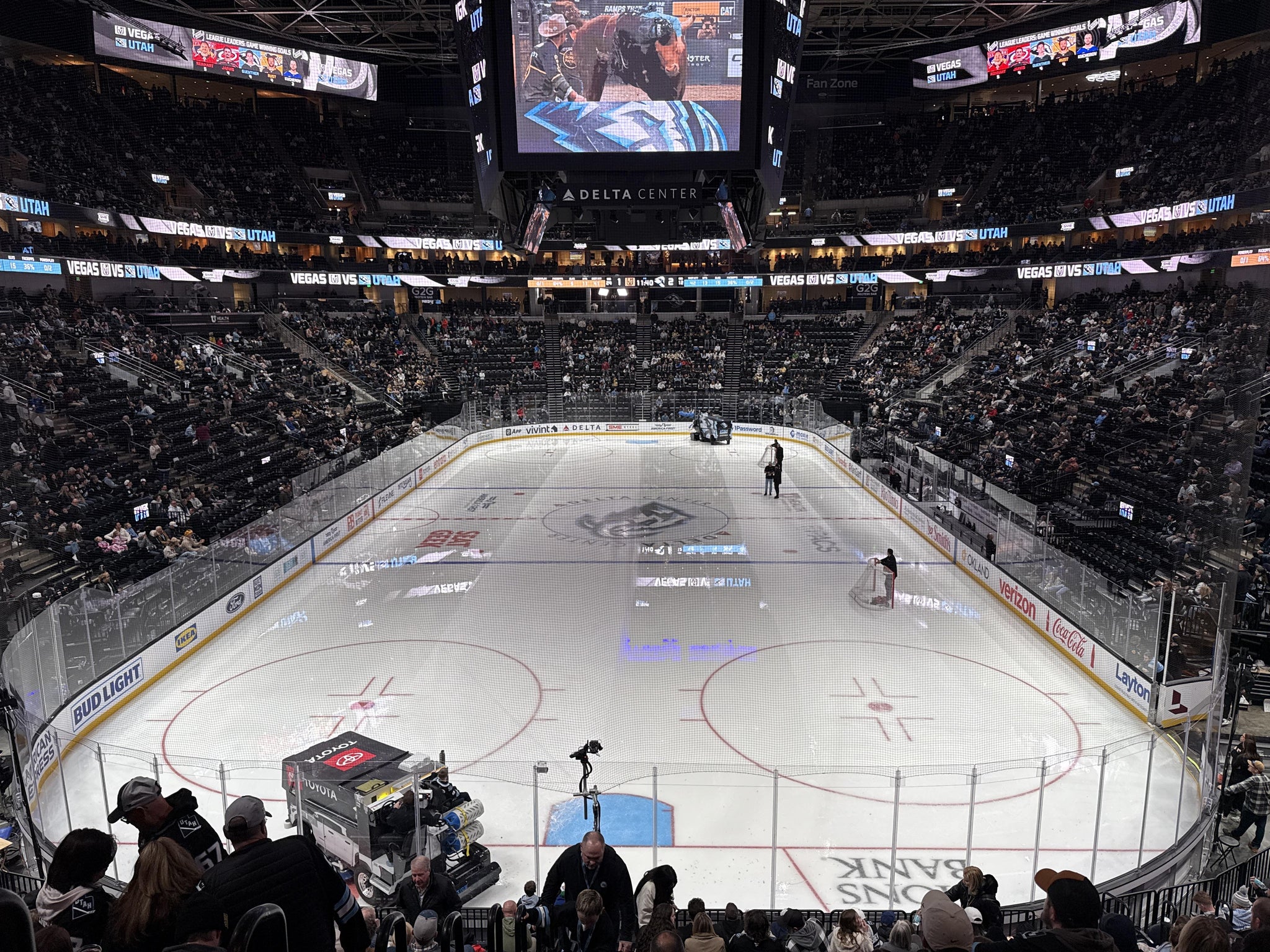 Real Fan View taken from Section 12 at Delta Center by George h S