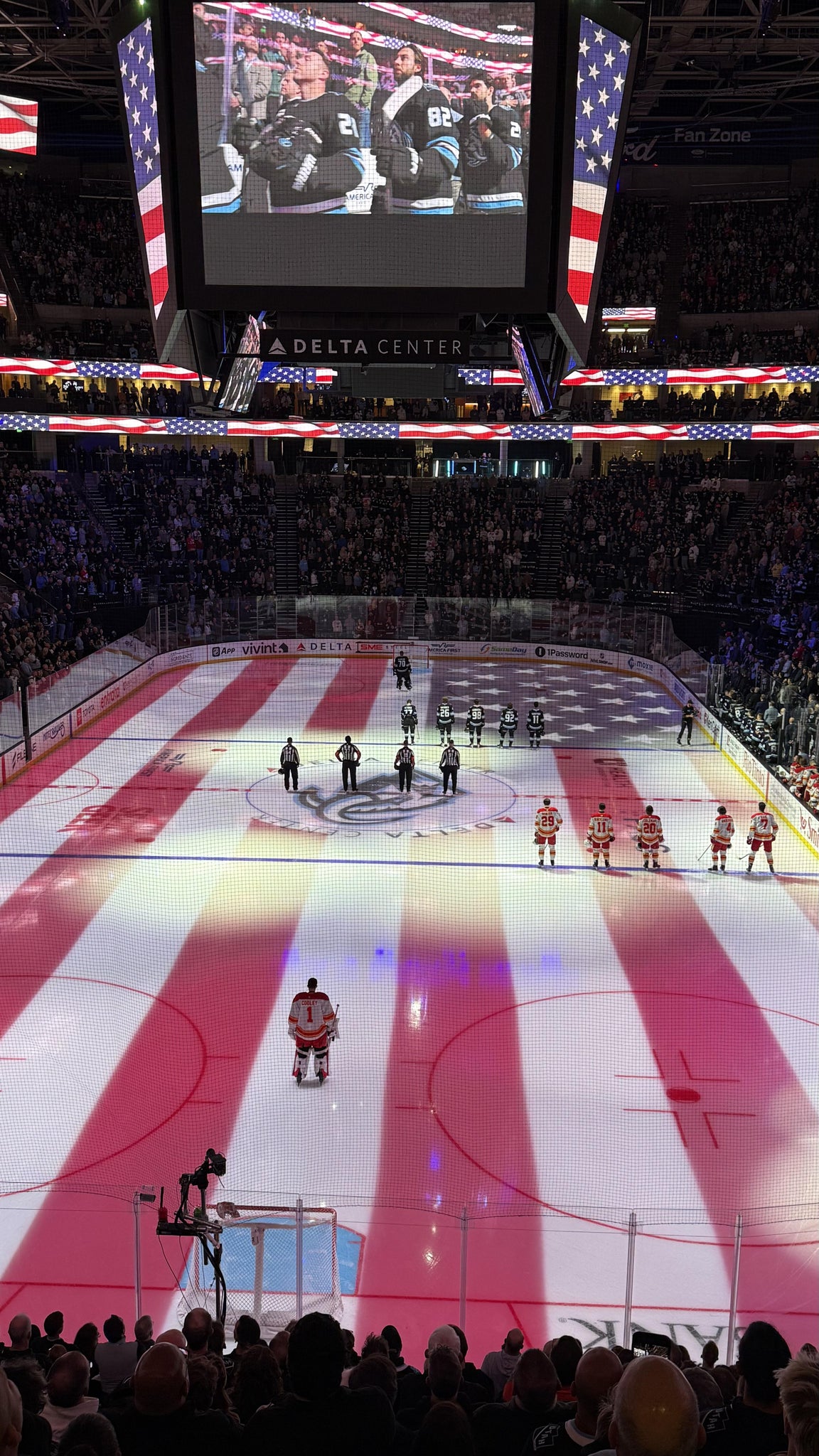 Real Fan View taken from Section 12 at Delta Center by Spencer B