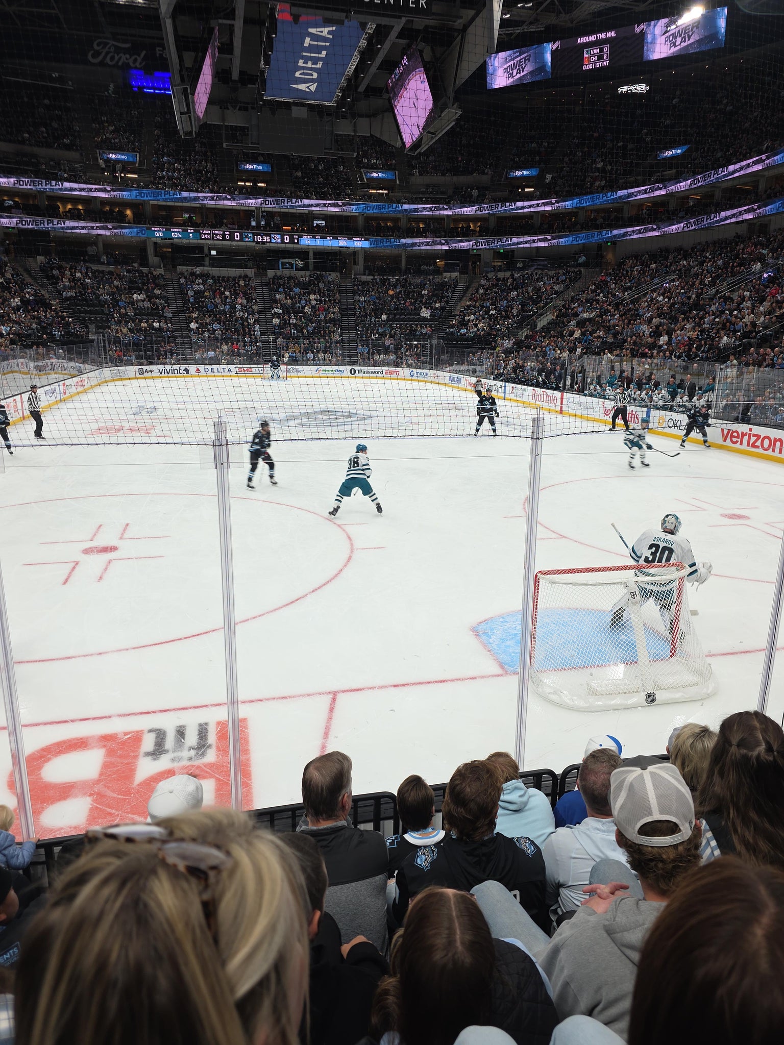 Real Fan View taken from Section 12 at Delta Center by Kyle B
