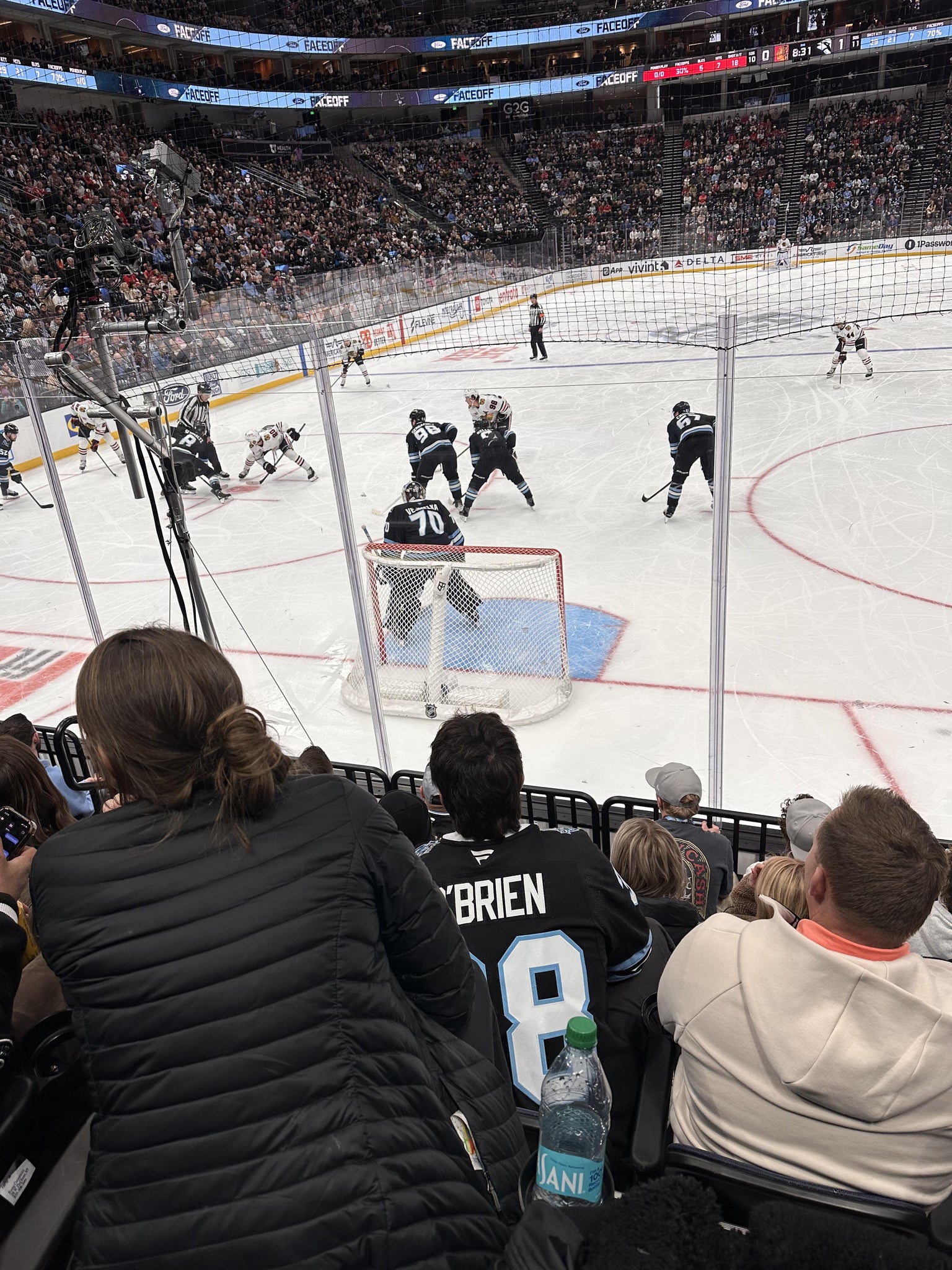 Real Fan View taken from Section 12 at Delta Center by Johnny H