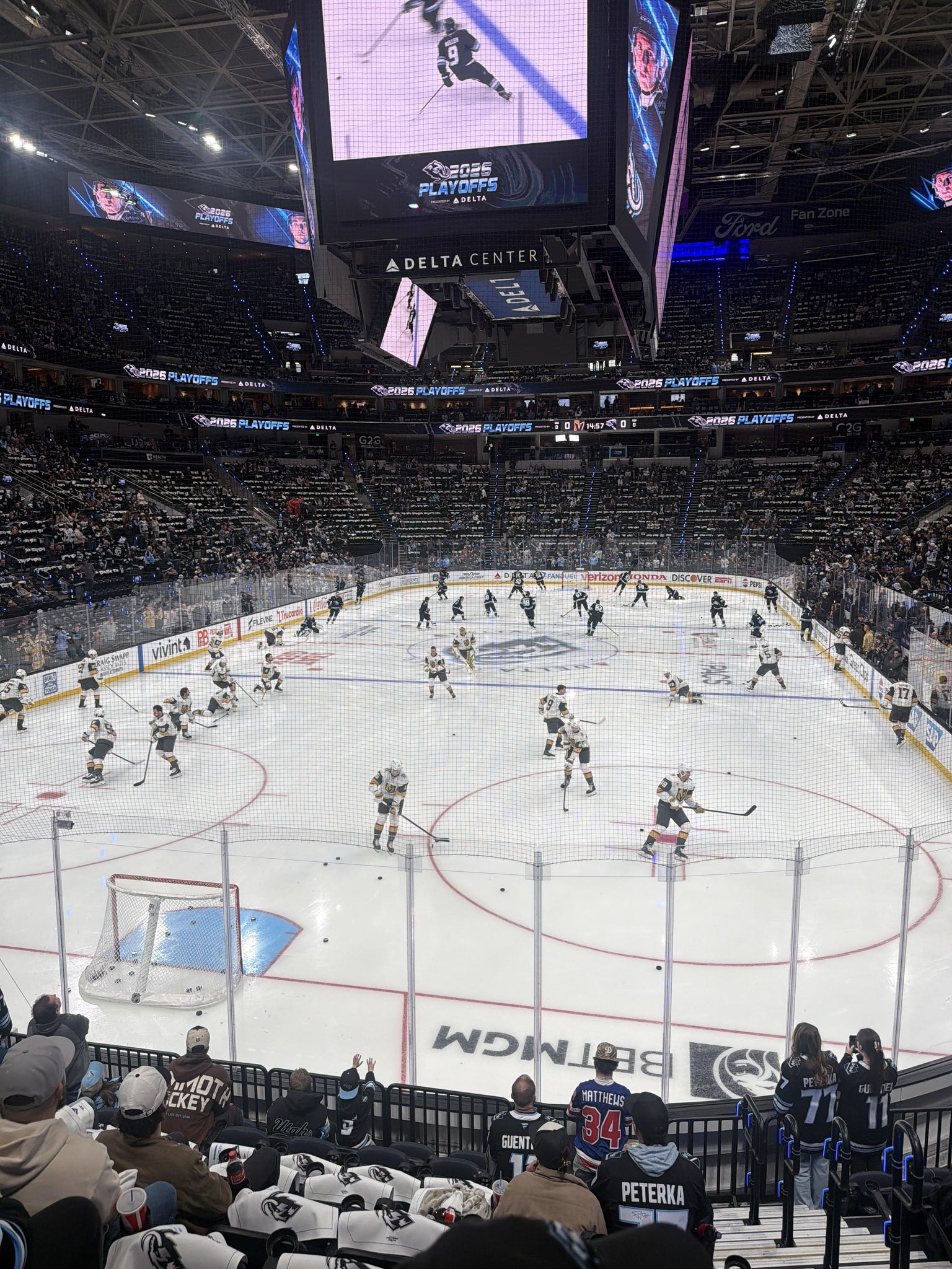 Real Fan View taken from Section 12 at Delta Center by Nickolas J