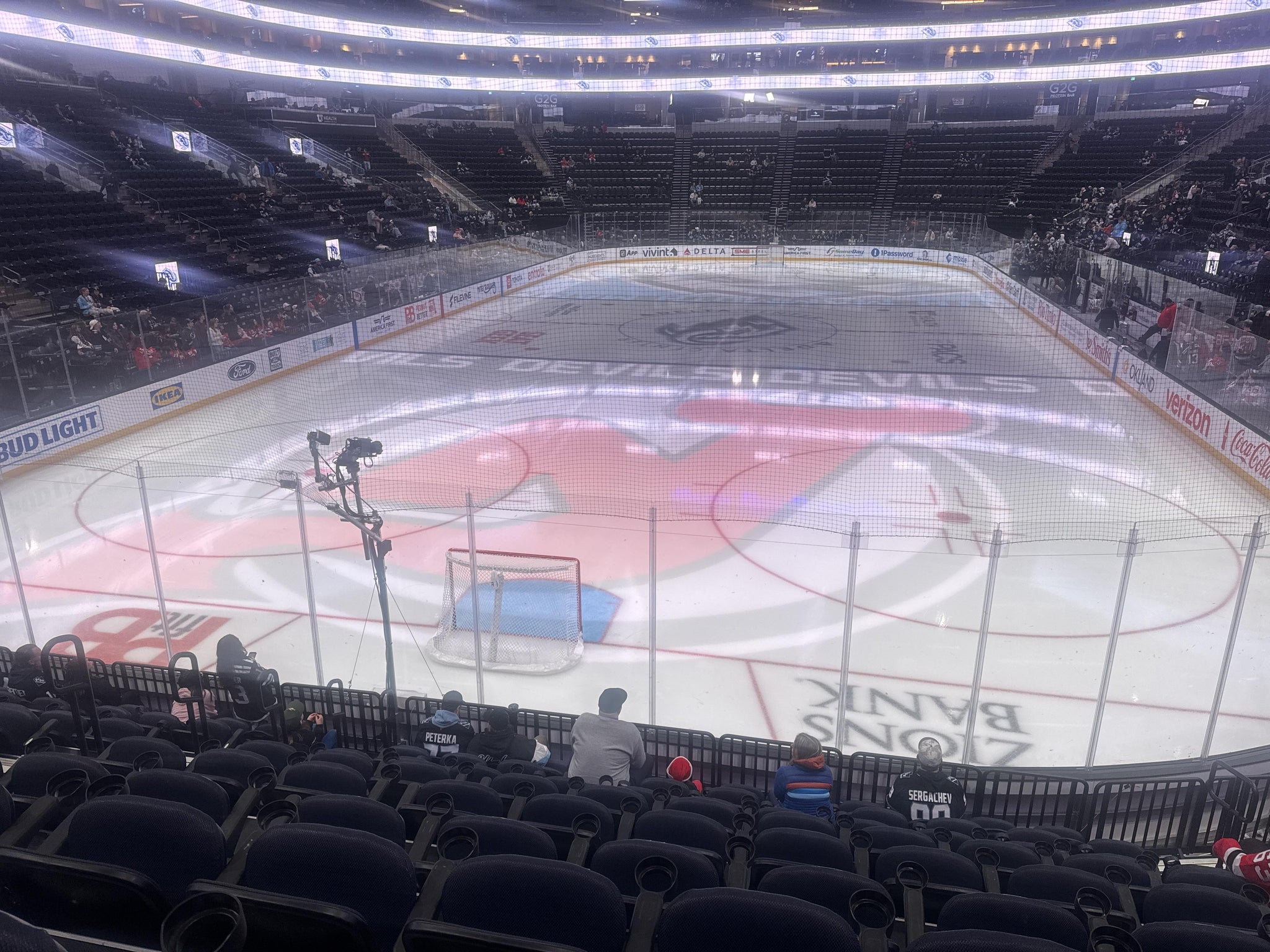 Real Fan View taken from Section 12 at Delta Center by Tyler M