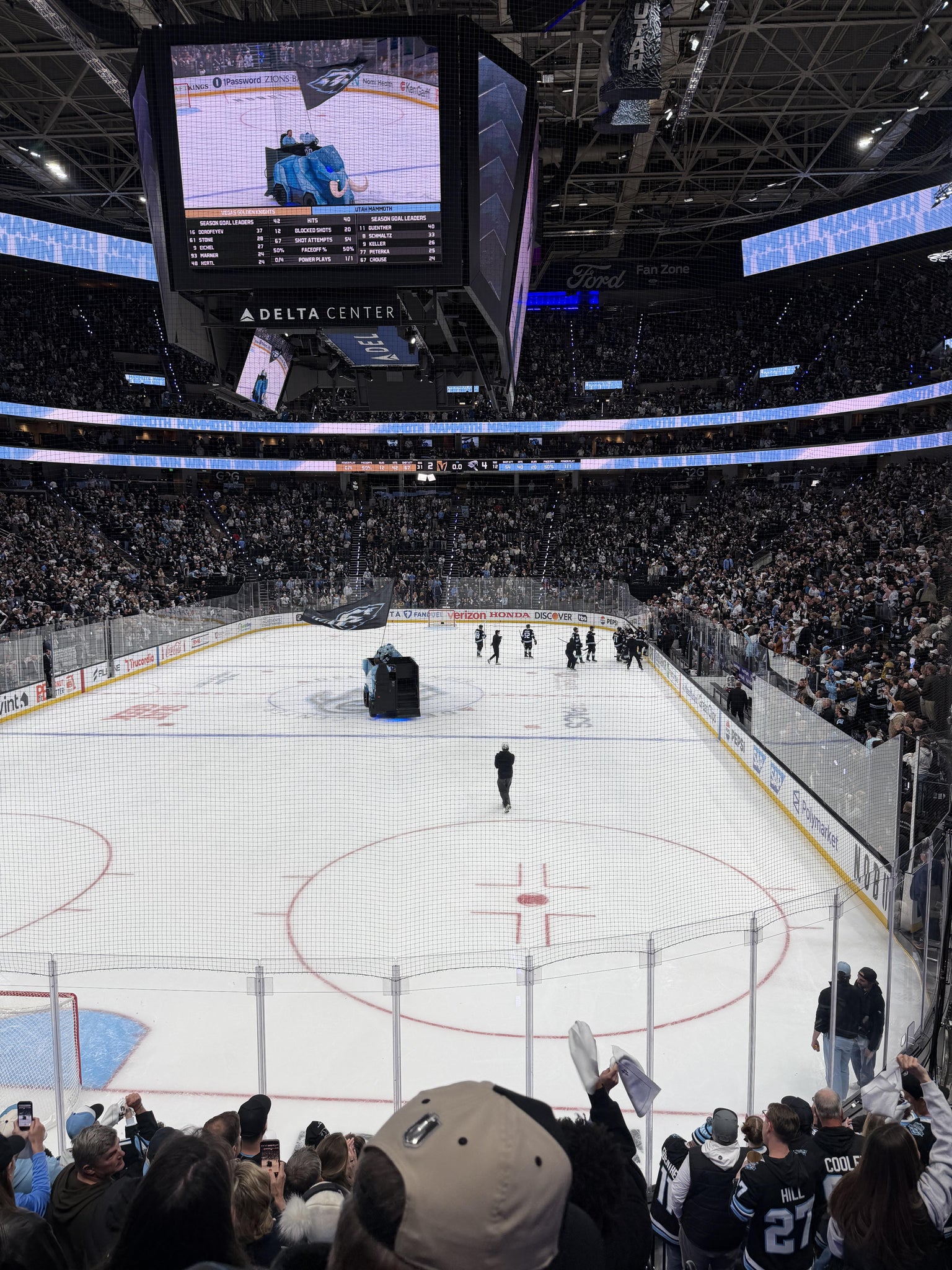 Real Fan View taken from Section 12 at Delta Center by Nickolas J