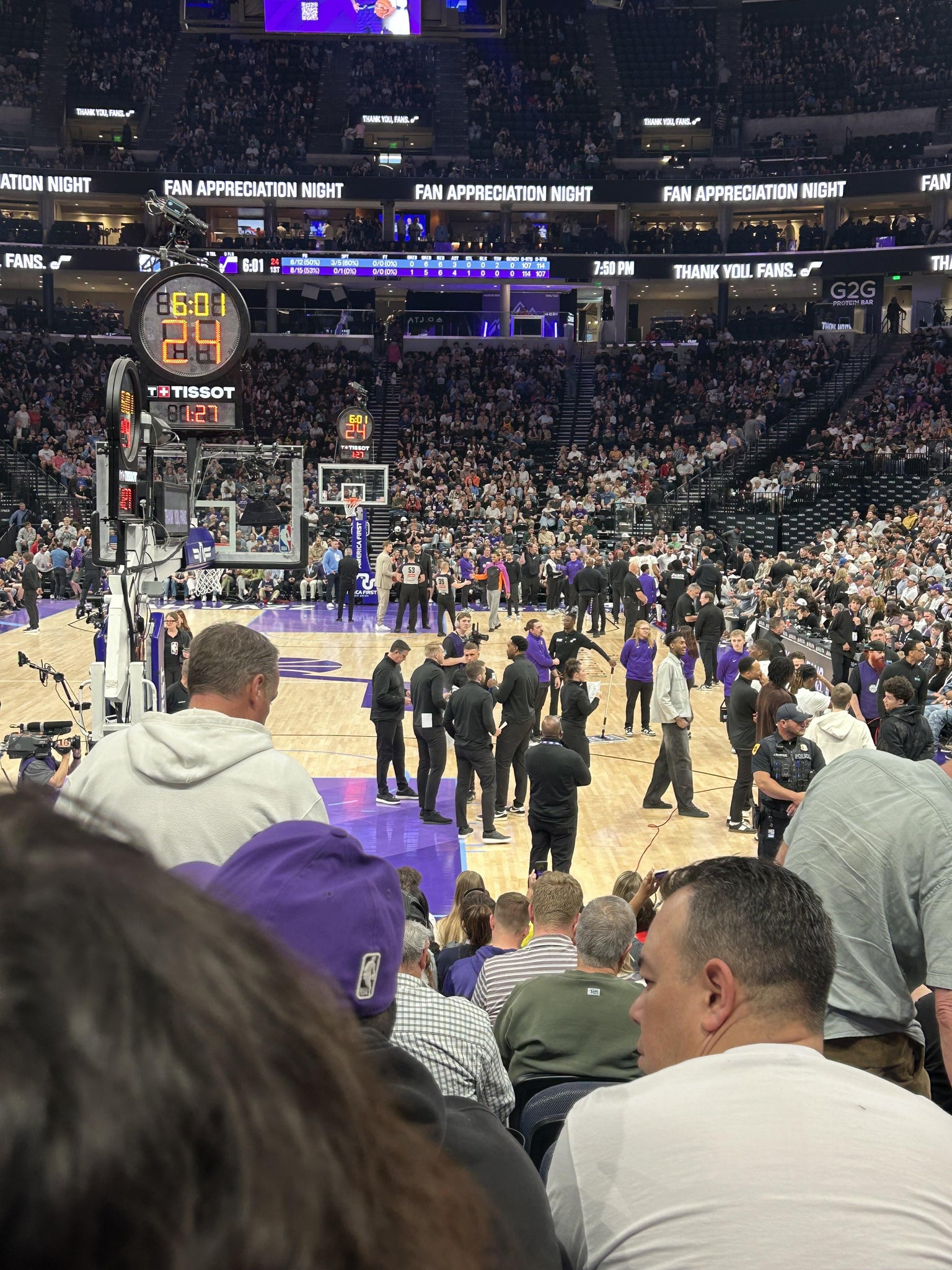 Real Fan View taken from Section 12 at Delta Center by Jamie D