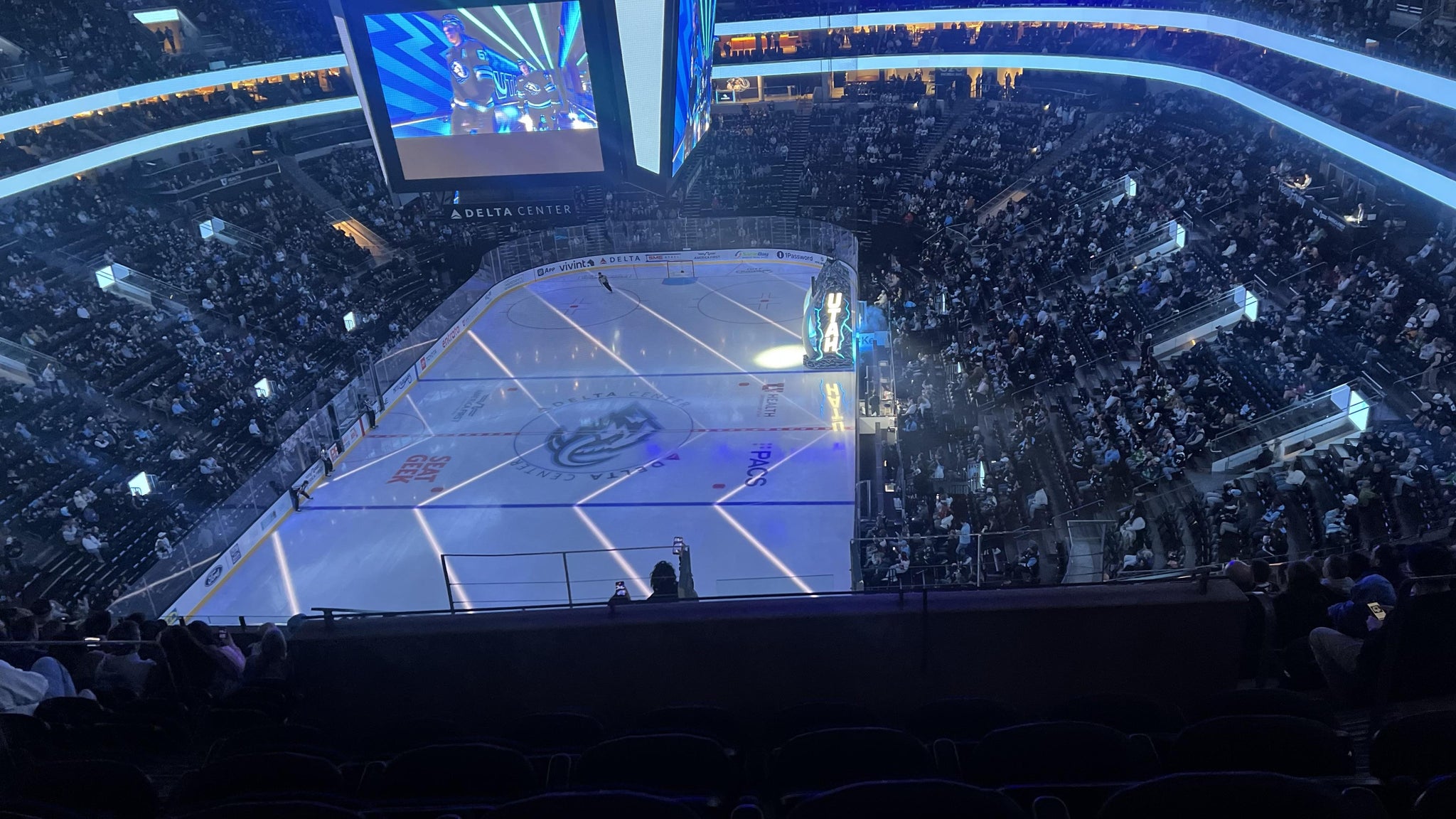 Real Fan View taken from Section 120 at Delta Center by James W