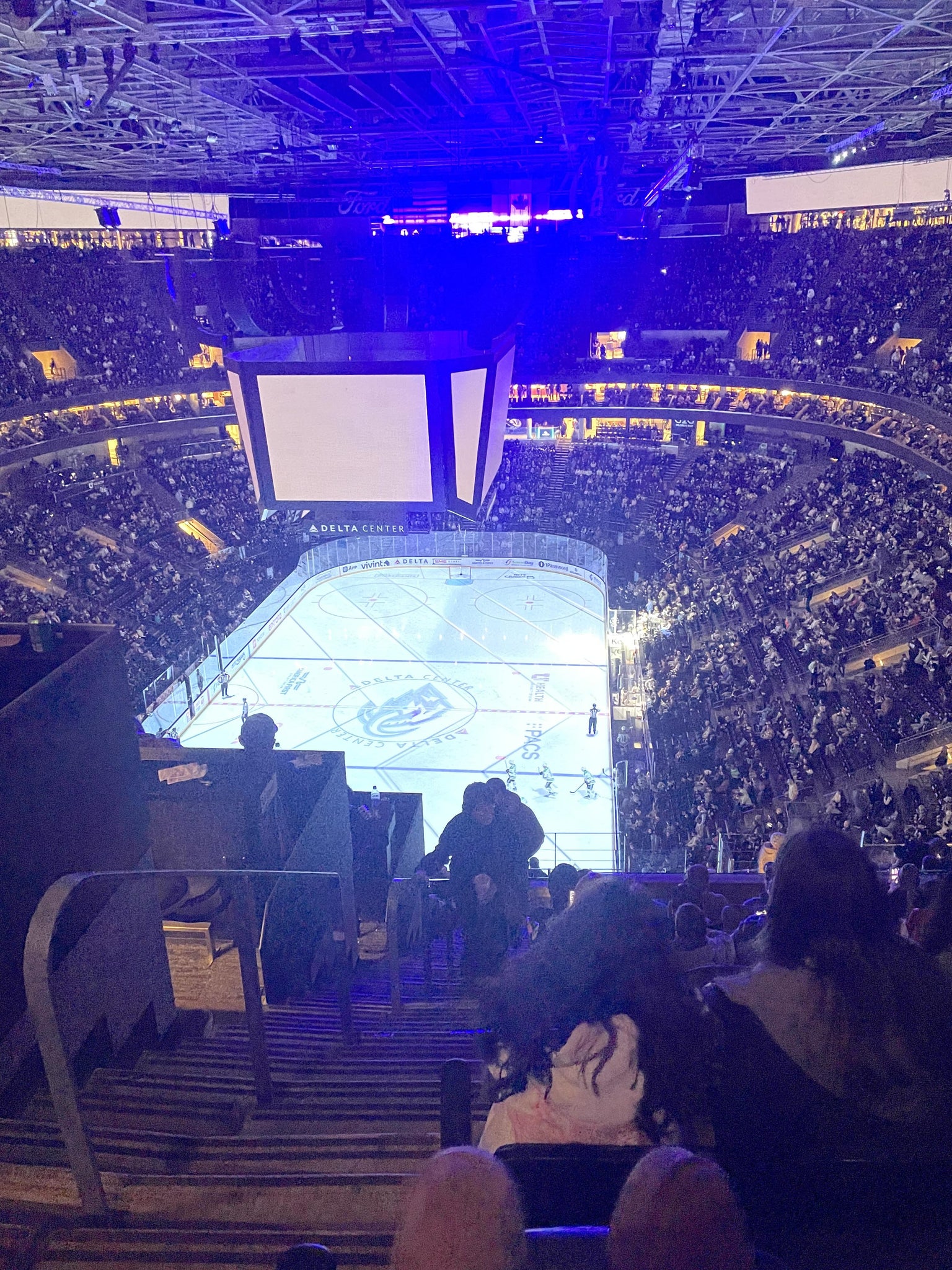 Real Fan View taken from Section 120 at Delta Center by Rand H