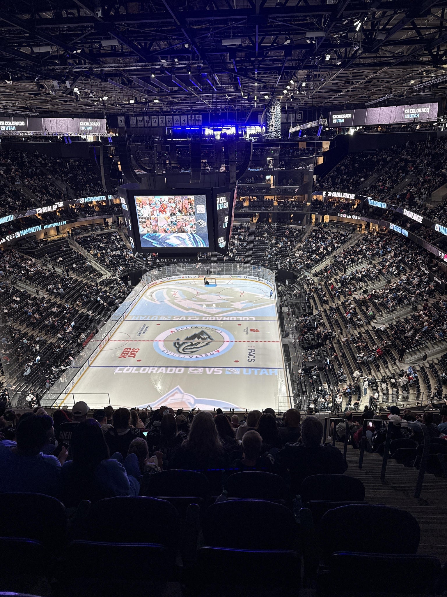 Real Fan View taken from Section 121 at Delta Center by Shaleene P
