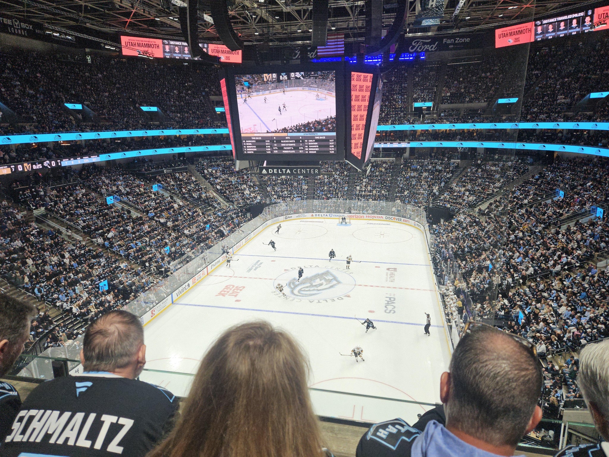 Real Fan View taken from Section 121 at Delta Center by Kami A