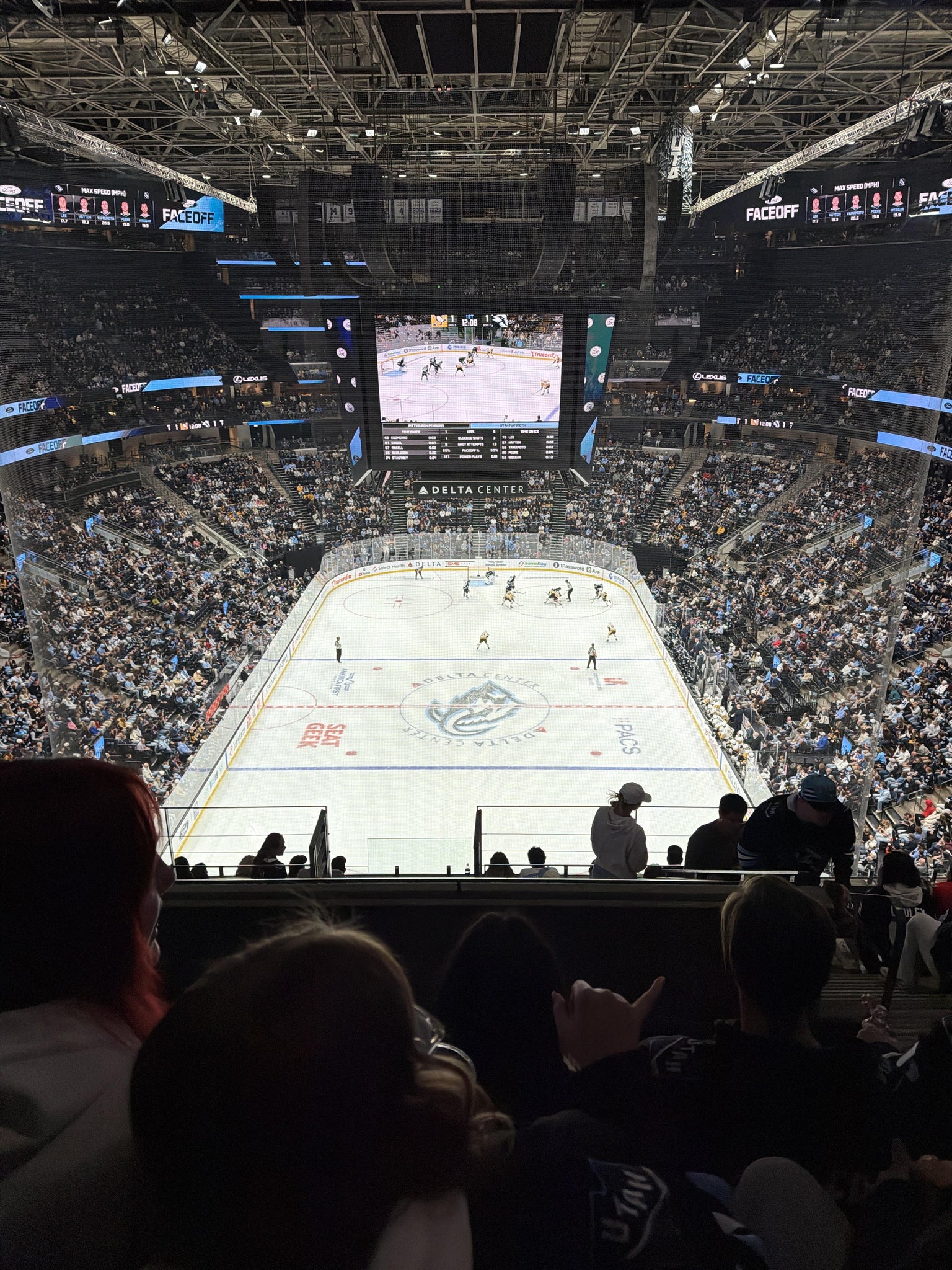 Real Fan View taken from Section 122 at Delta Center by Brandi C