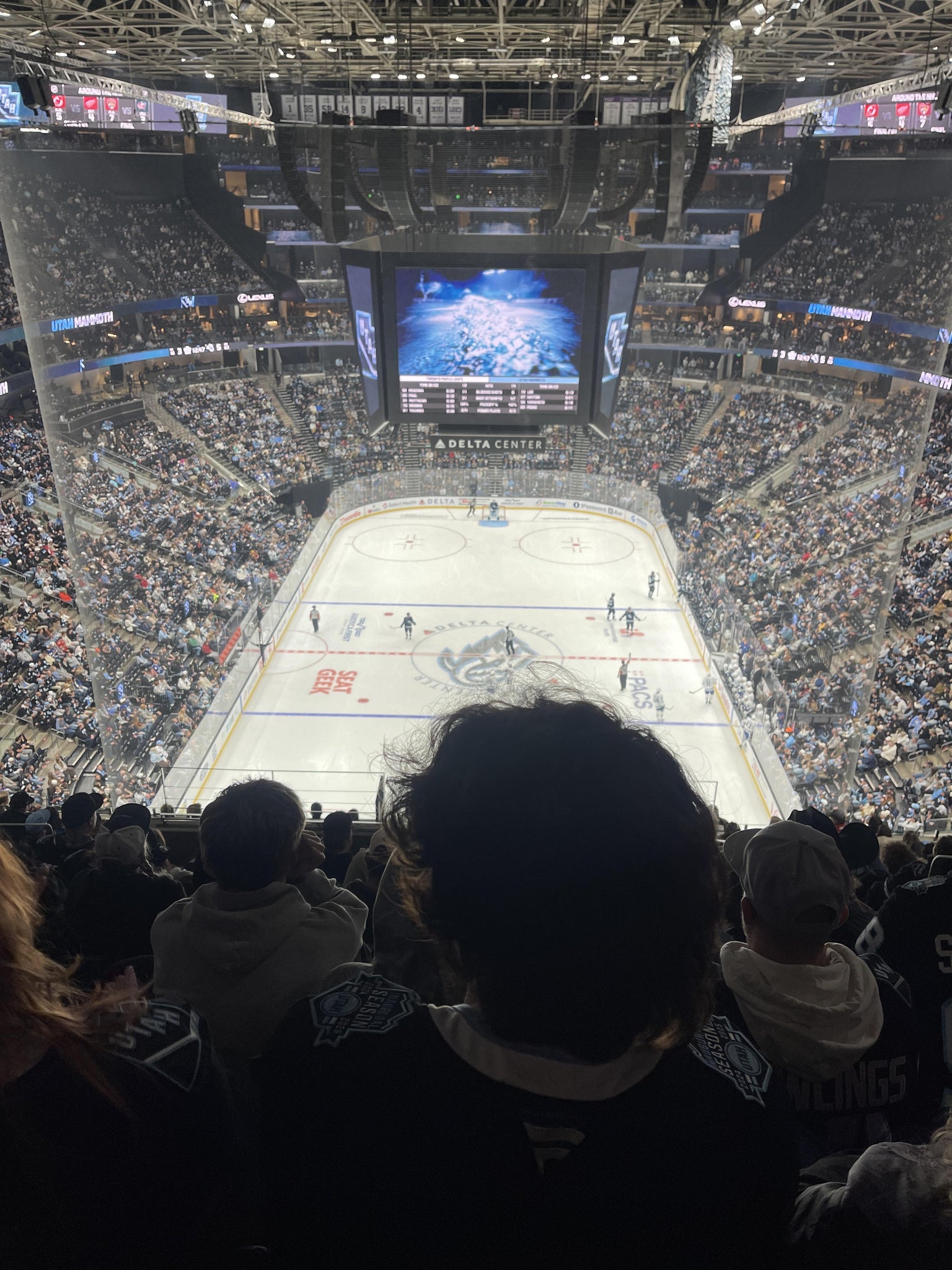 Real Fan View taken from Section 122 at Delta Center by Drex D