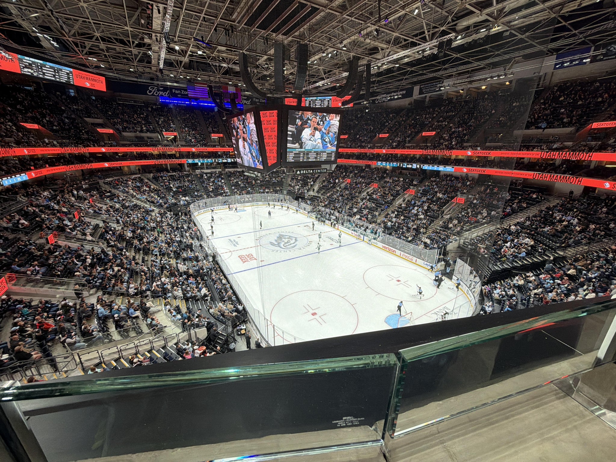 Real Fan View taken from Section 125 at Delta Center by Alli C