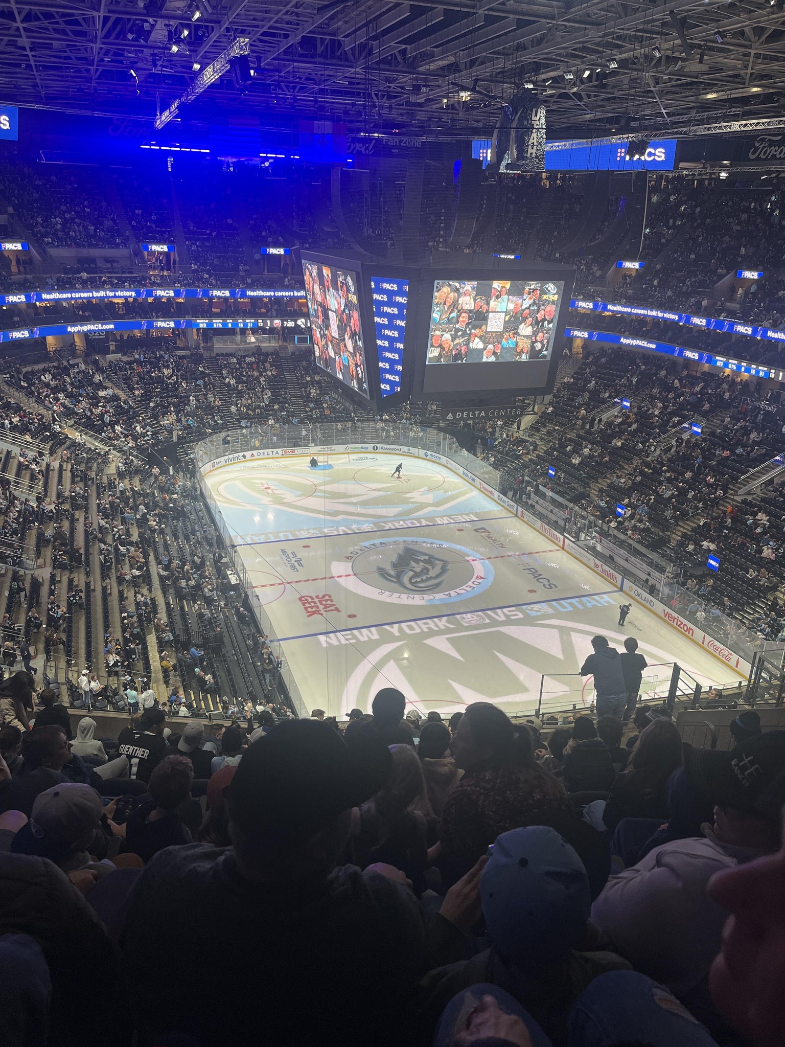 Real Fan View taken from Section 125 at Delta Center by Douglas S