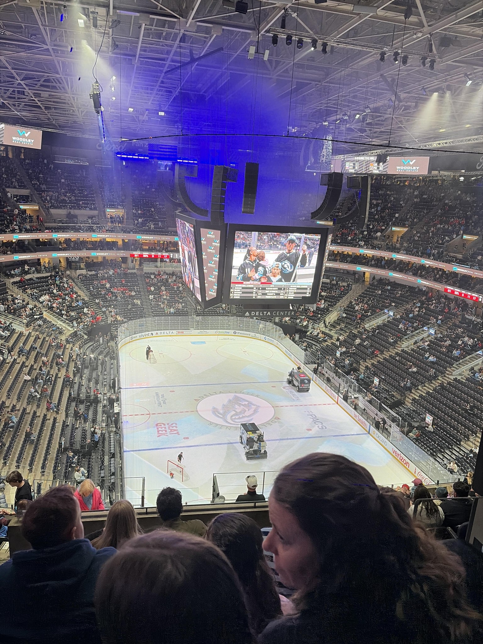 Real Fan View taken from Section 125 at Delta Center by Benjamin B