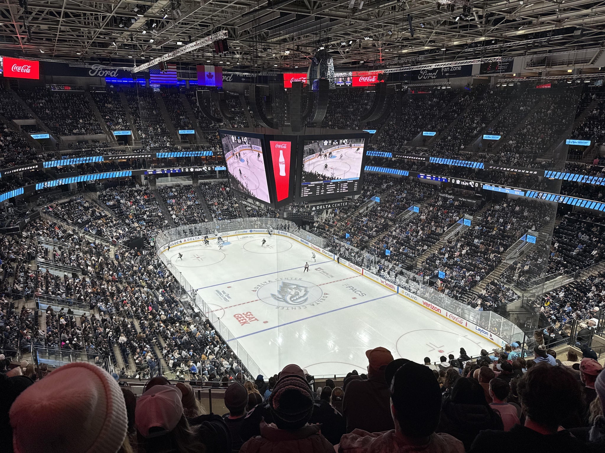 Real Fan View taken from Section 125 at Delta Center by Areanna L