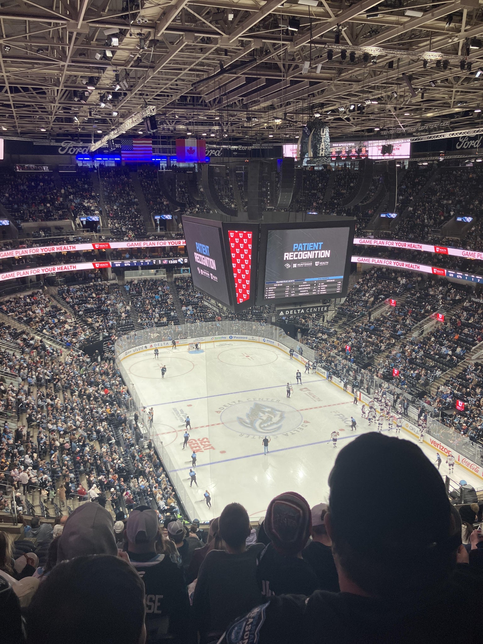 Real Fan View taken from Section 125 at Delta Center by Zeke D