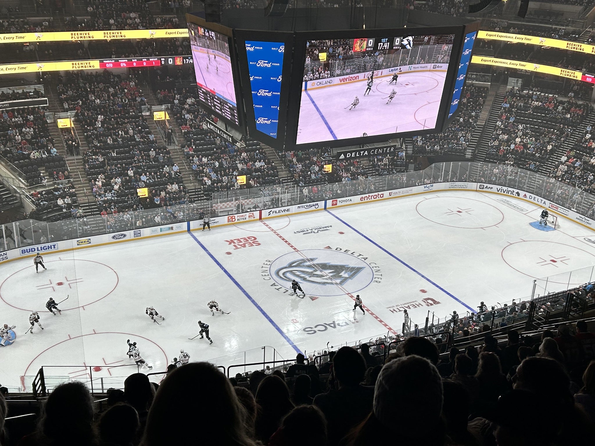 Real Fan View taken from Section 125 at Delta Center by Kimberly G