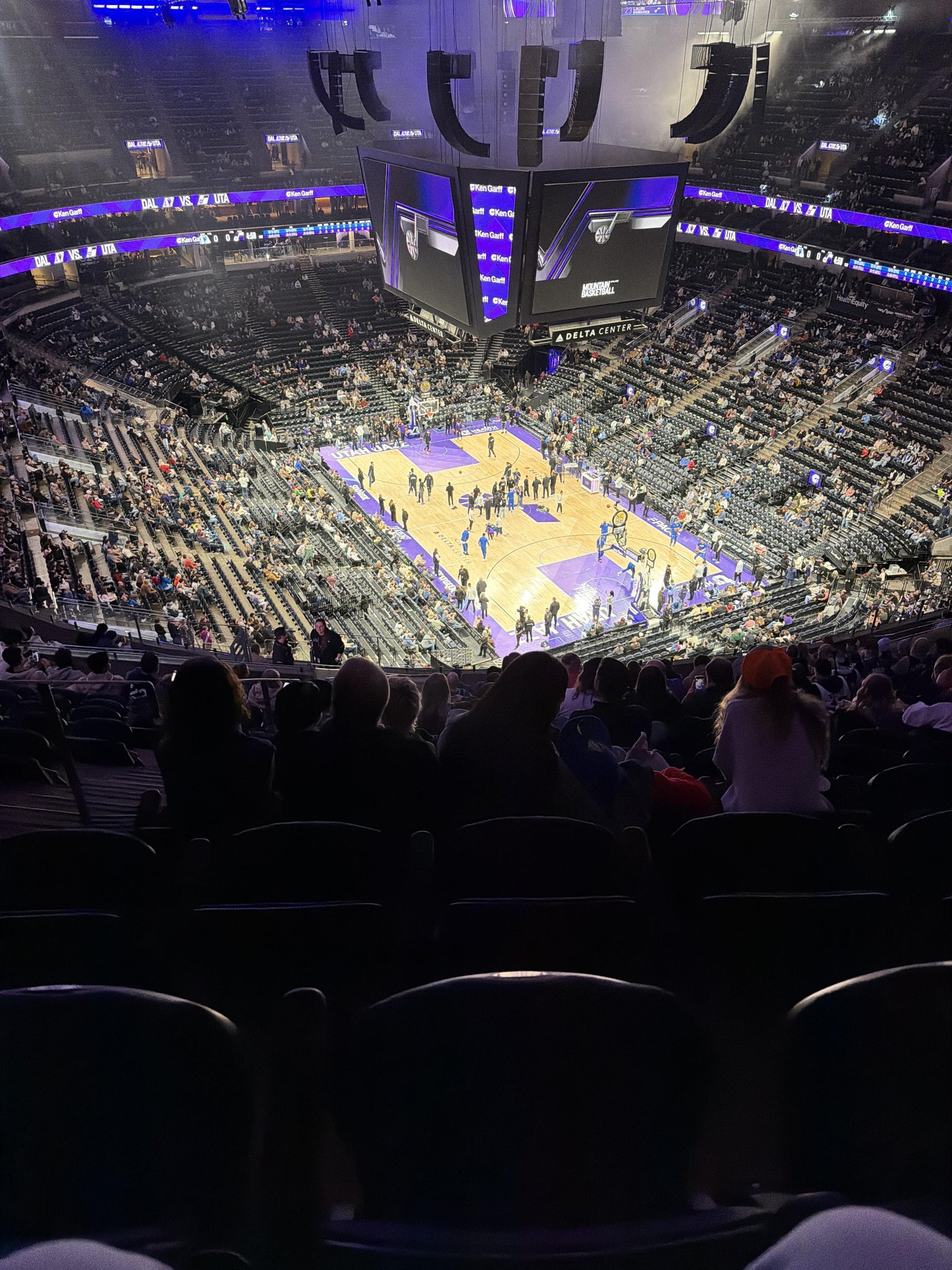 Real Fan View taken from Section 125 at Delta Center by Jose M