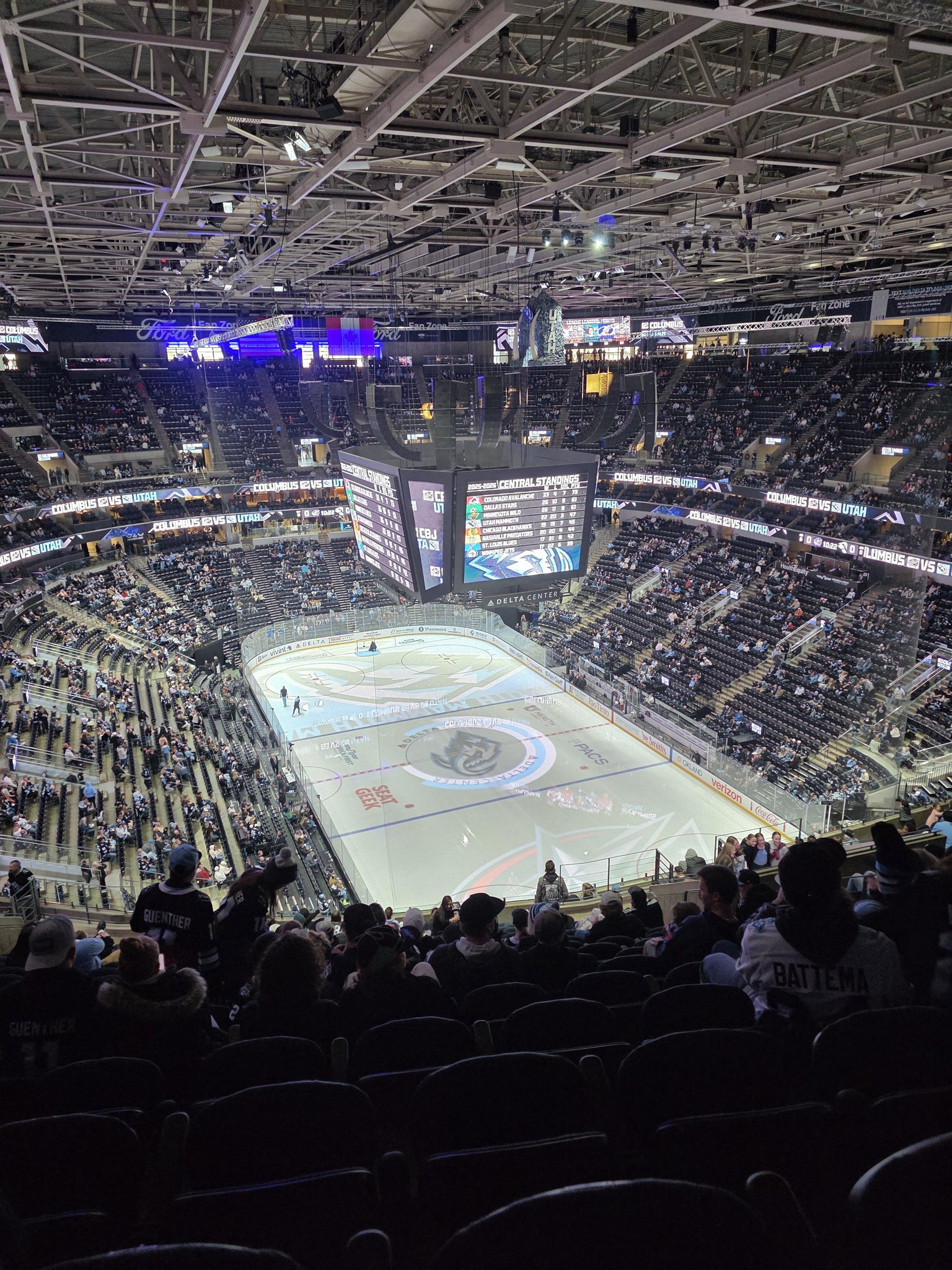 Real Fan View taken from Section 125 at Delta Center by Paul P