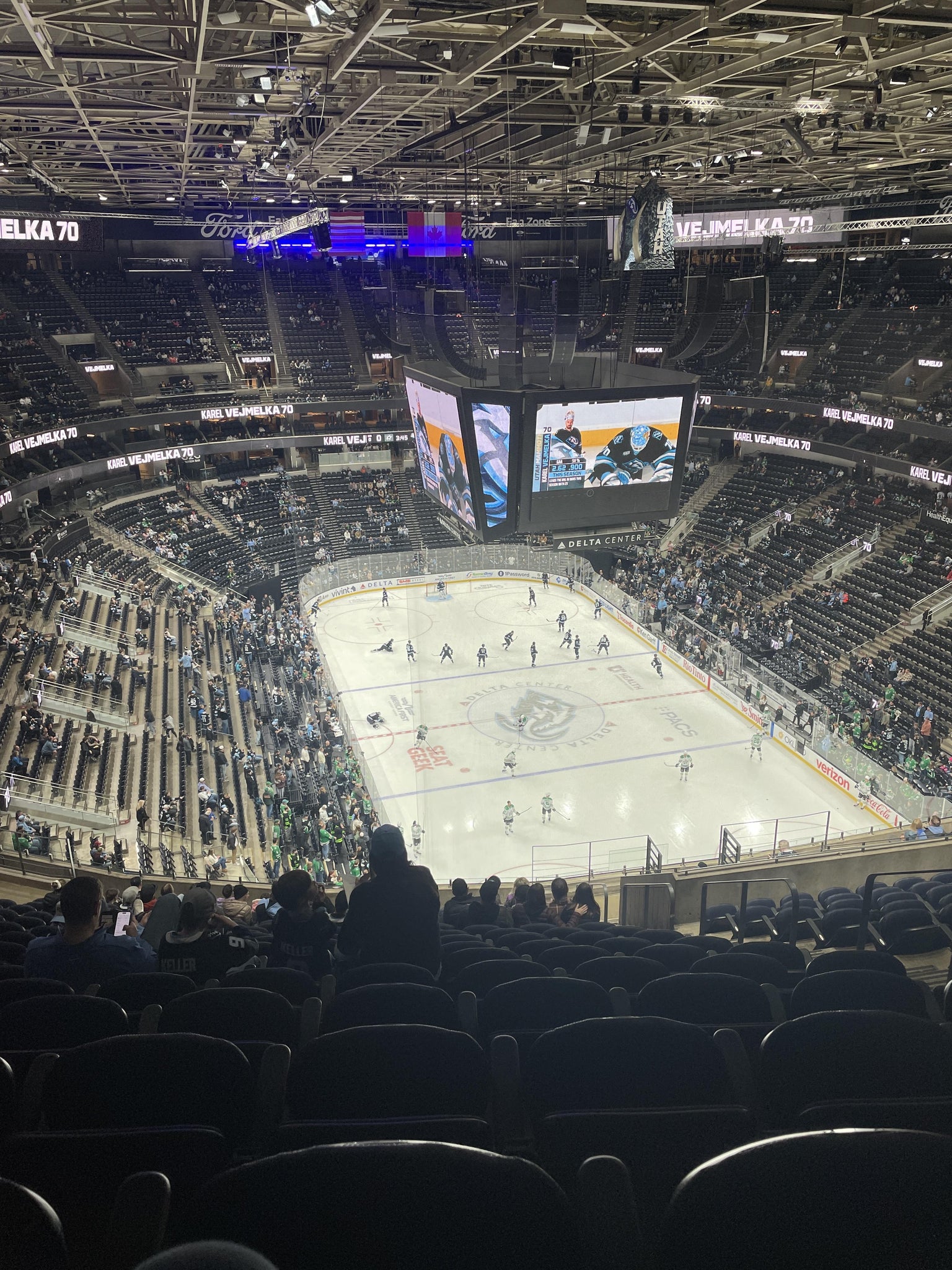 Real Fan View taken from Section 125 at Delta Center by Ashley G
