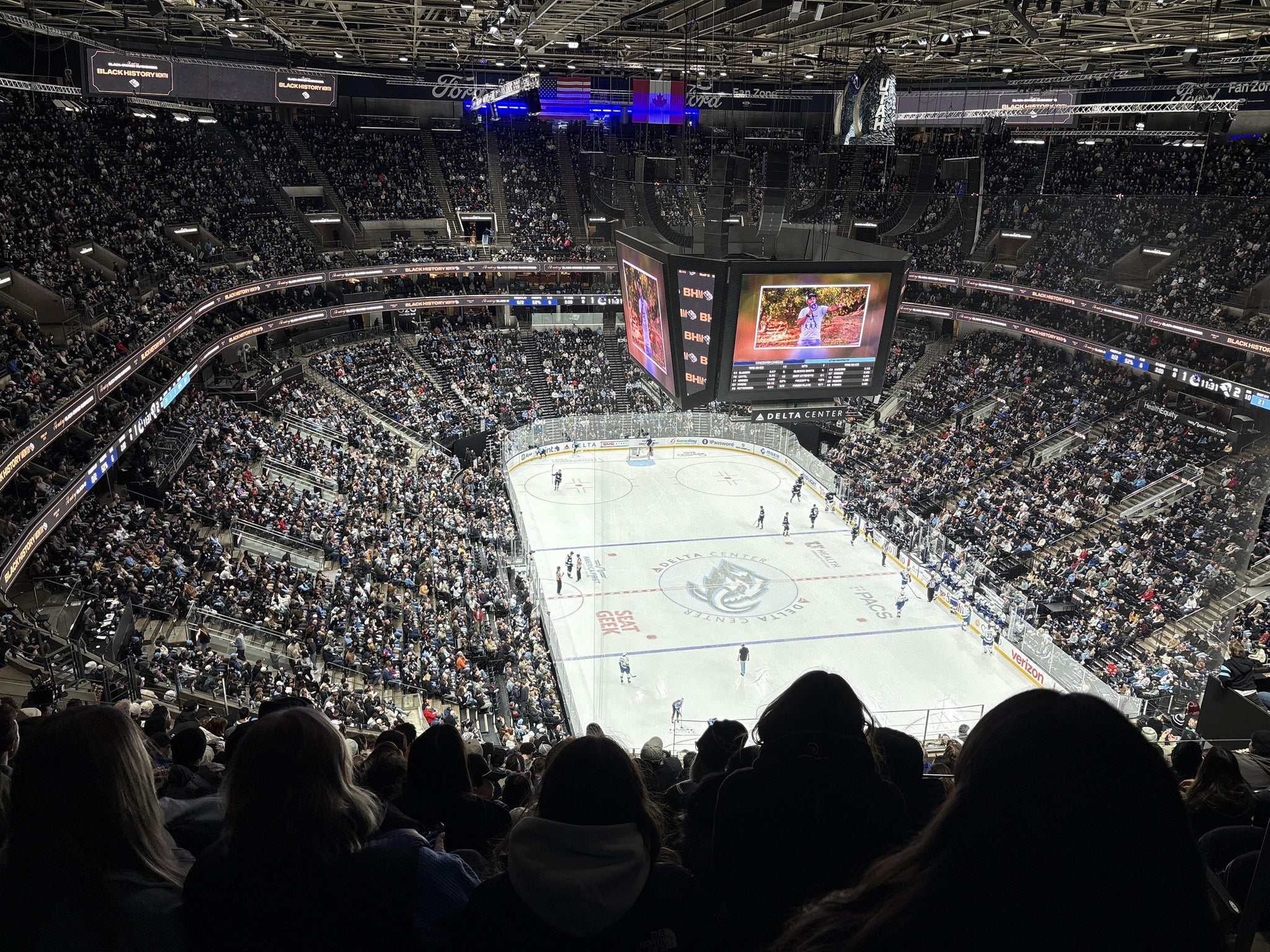 Real Fan View taken from Section 125 at Delta Center by Peter H
