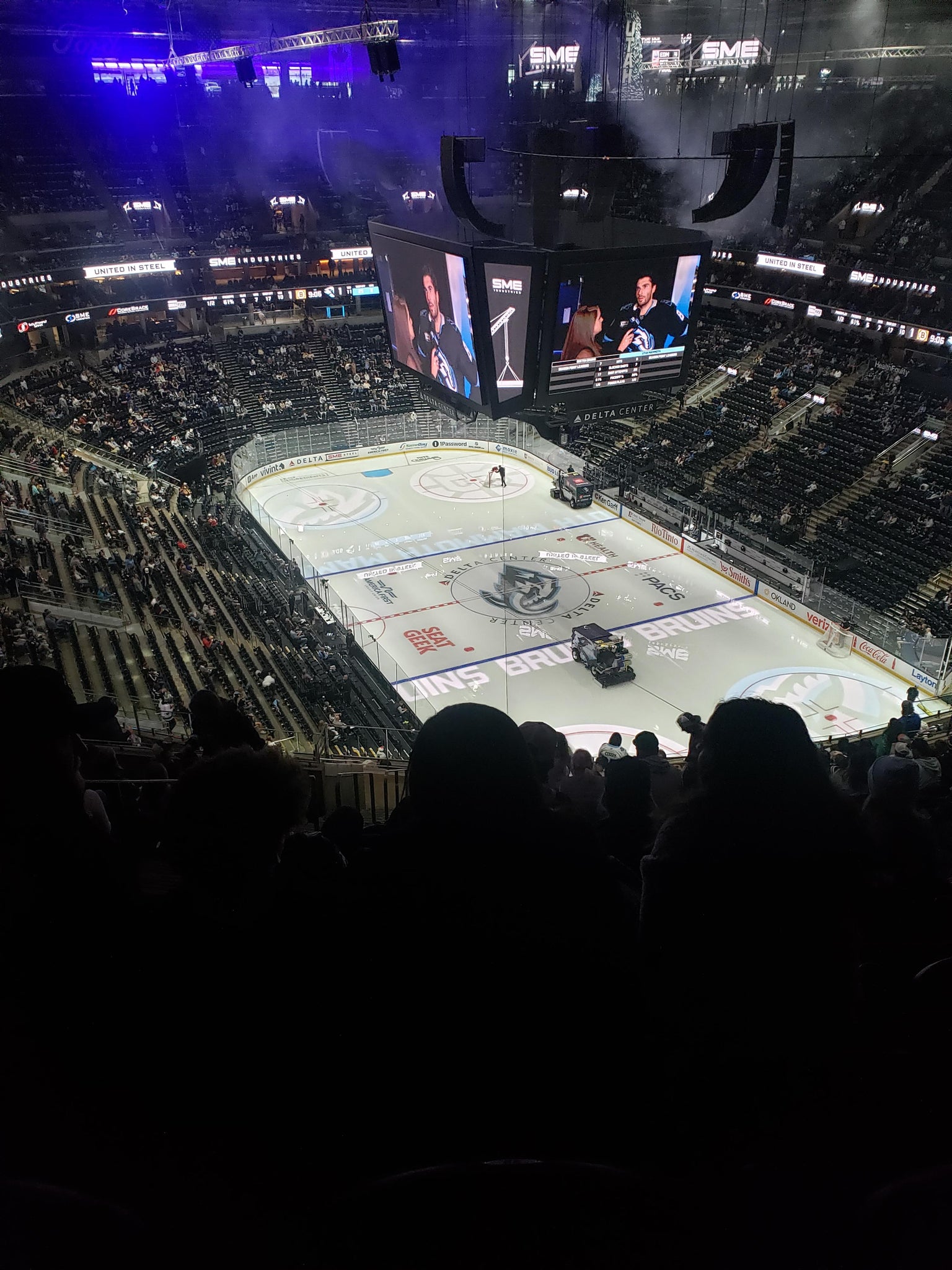 Real Fan View taken from Section 125 at Delta Center by Kaitlyn S
