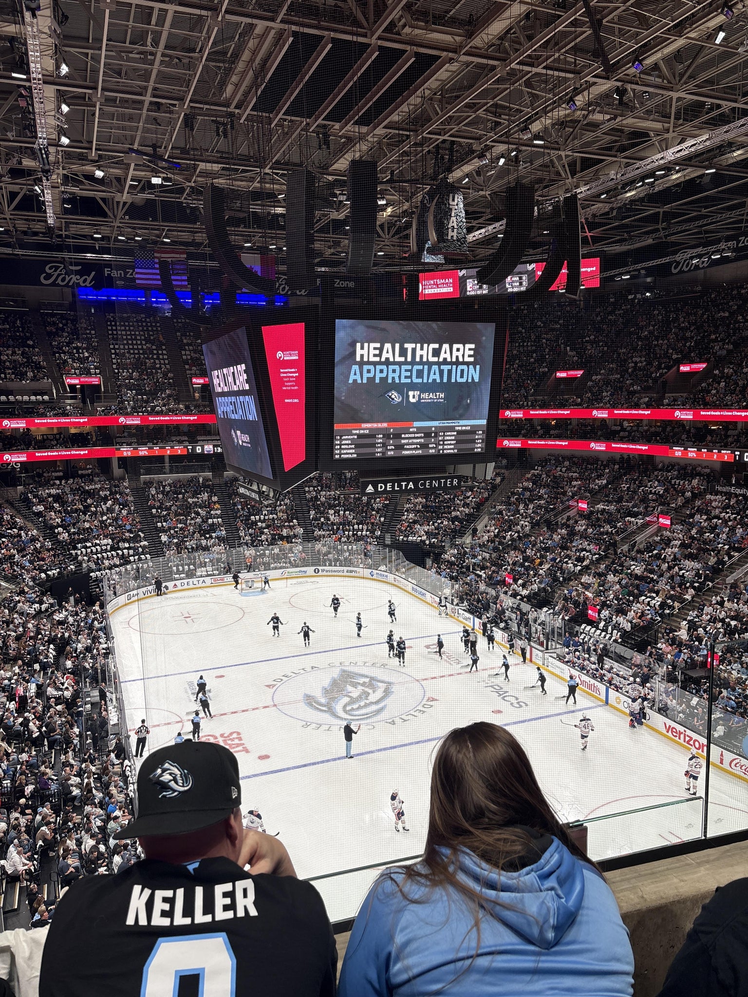Real Fan View taken from Section 125 at Delta Center by Vivian P