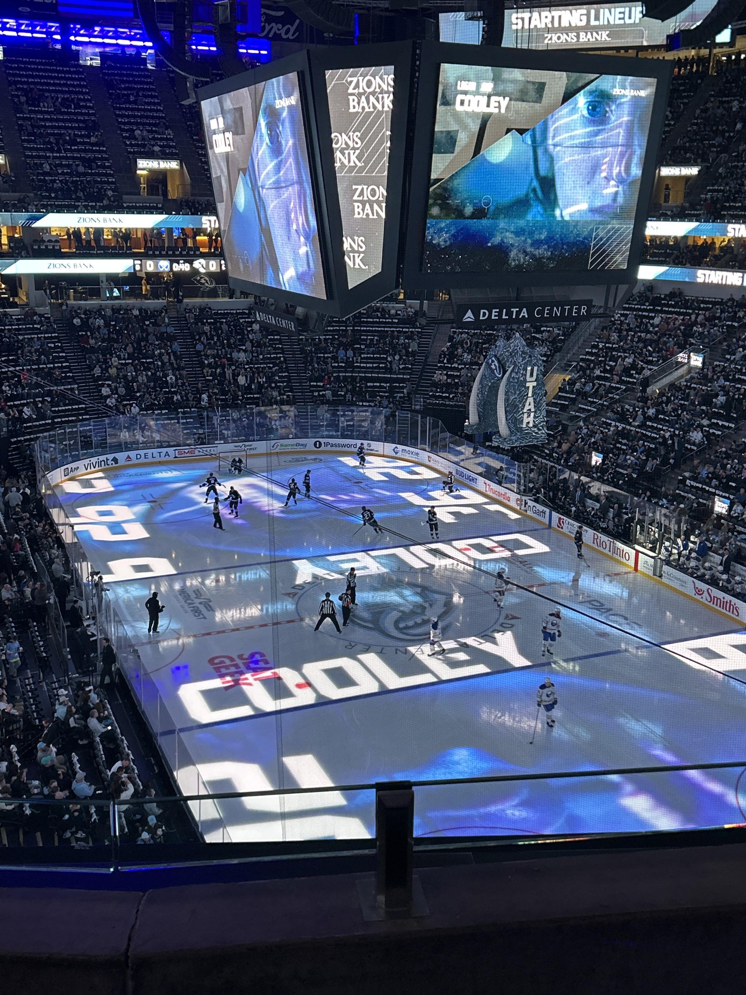 Real Fan View taken from Section 125 at Delta Center by Allysa K