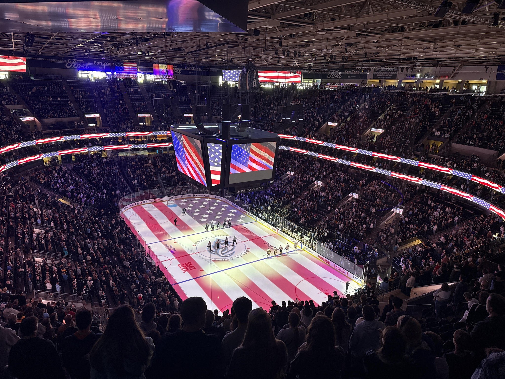 Real Fan View taken from Section 125 at Delta Center by Alexander M